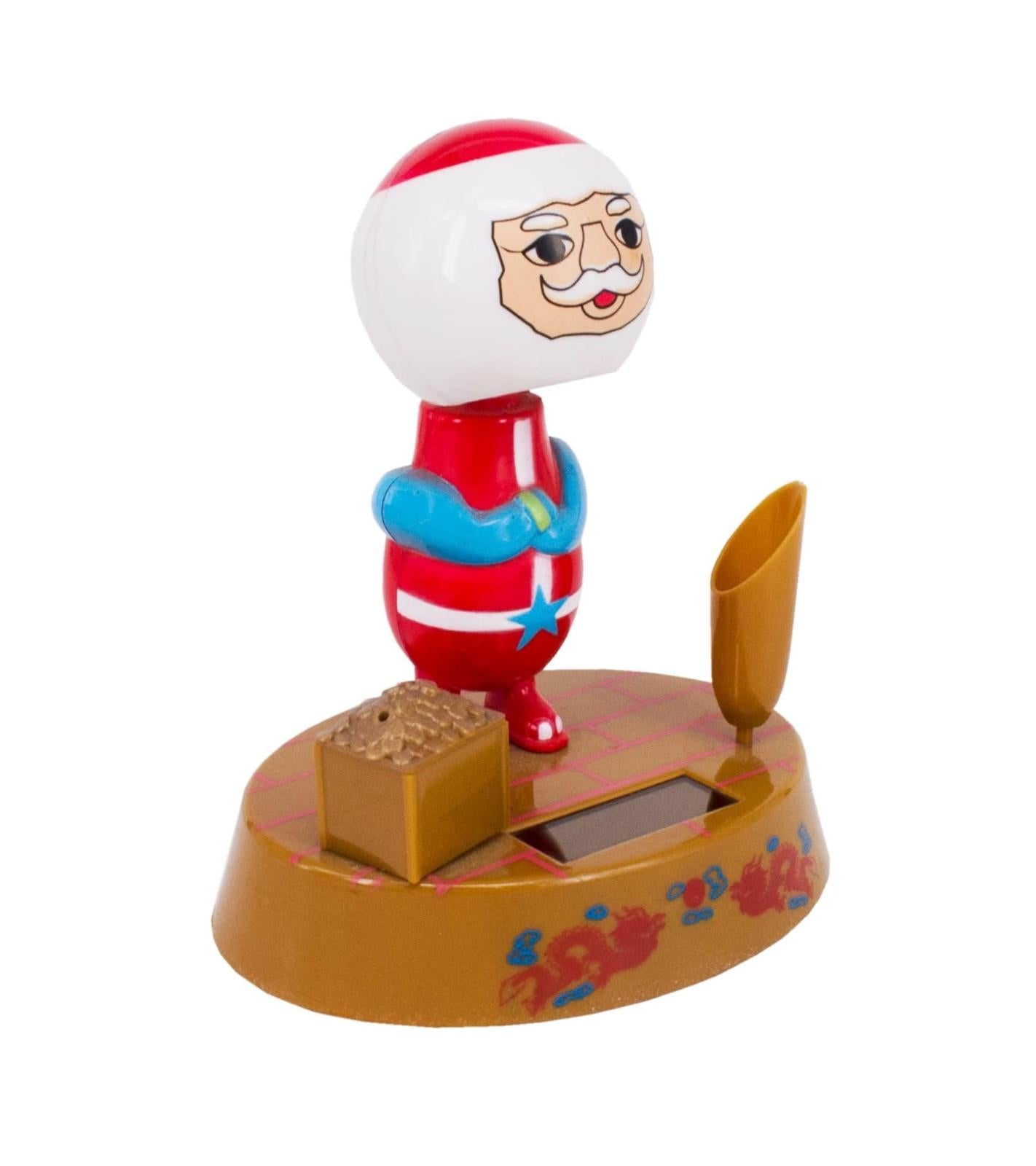 Premsons® Santa Bobblehead with Pen Holder – Cheerful Desk Organizer for Office, Kitchen, School