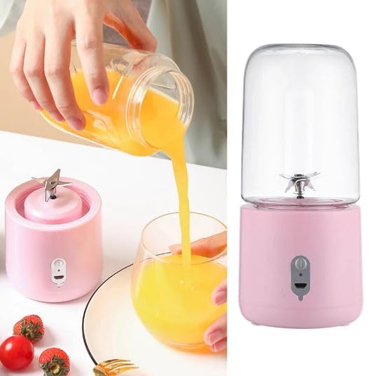 Mix & Go® USB Rechargeable Portable Mini Juicer Blender | Small Size Blender for Smoothies, Juices, Shakes | Compact & Travel Friendly