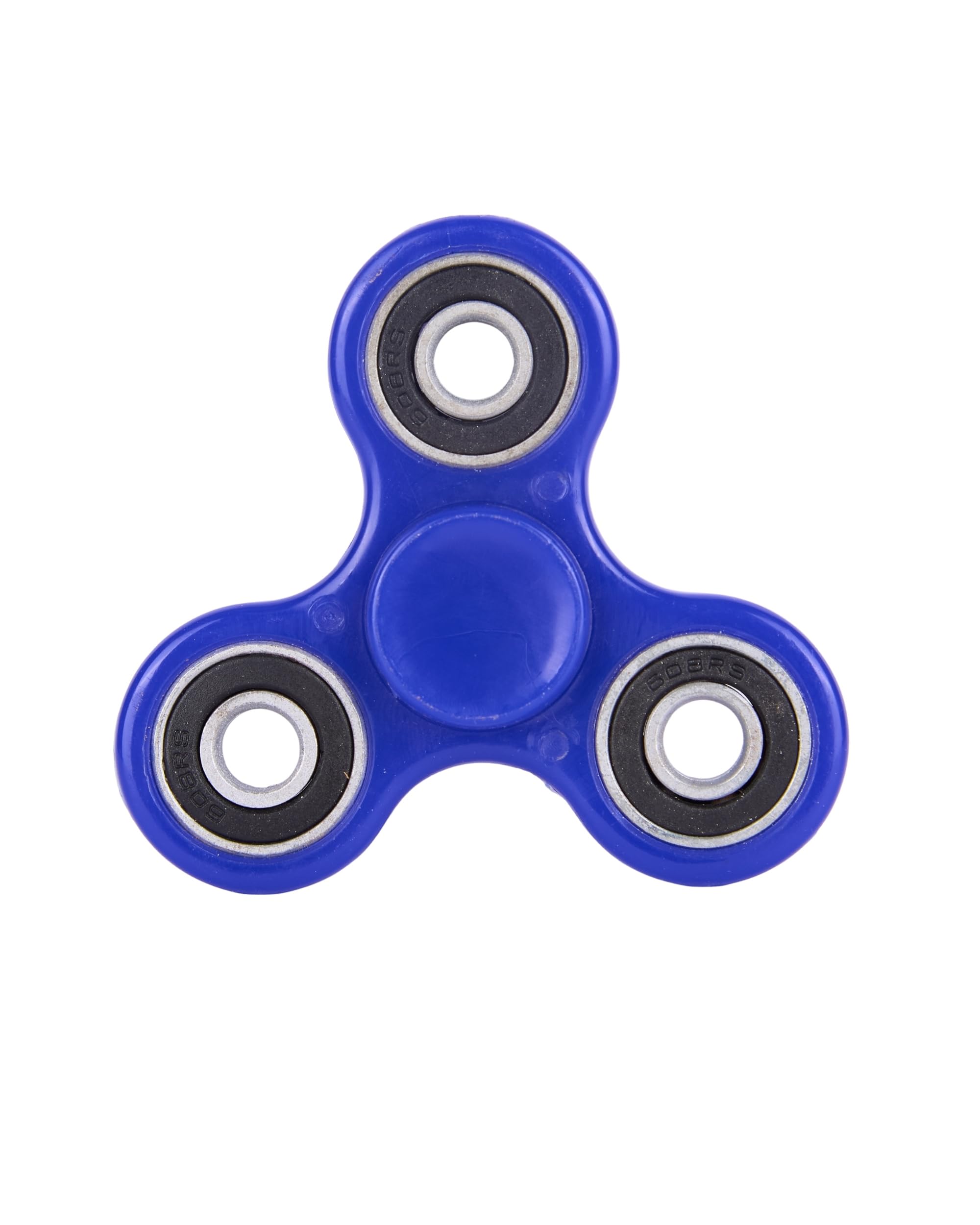Premsons® Hand Spinner Desk Toy - High Speed Smooth Finger Spin Sensory Fidget Stress Relief Game Play for Kids & Adults - Birthday Party Gift - Four Bearing - Dark Blue