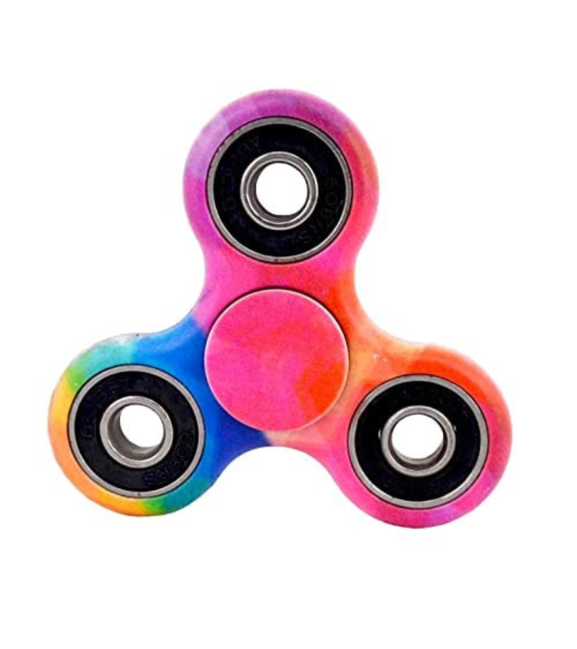 Premsons® Hand Spinner Desk Toy - High Speed Smooth Finger Spin Sensory Fidget Stress Relief Game Play for Kids & Adults - Birthday Party Gift - Four Bearing - Multicolor