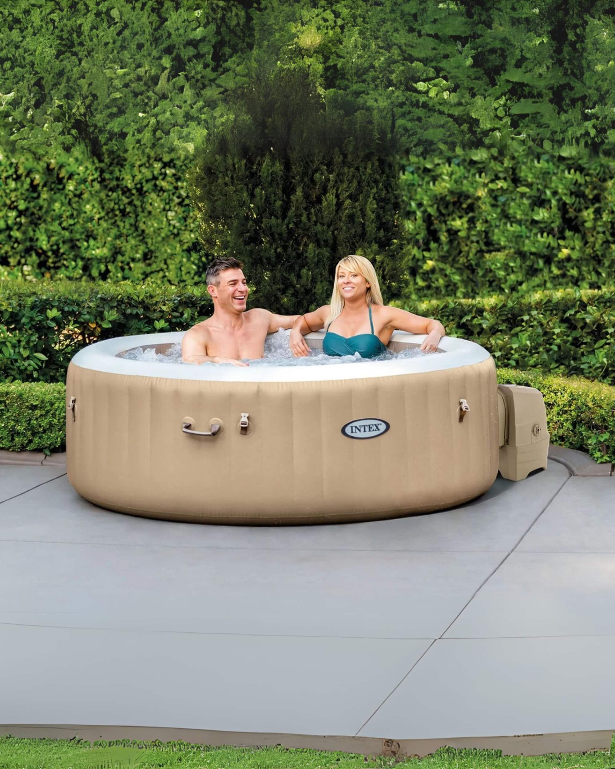 Premsons® Inflatable Jacuzzi 6-Person Bubble Massage Hot Tub: Spacious & Family-Friendly - Ideal for Kids and Adults