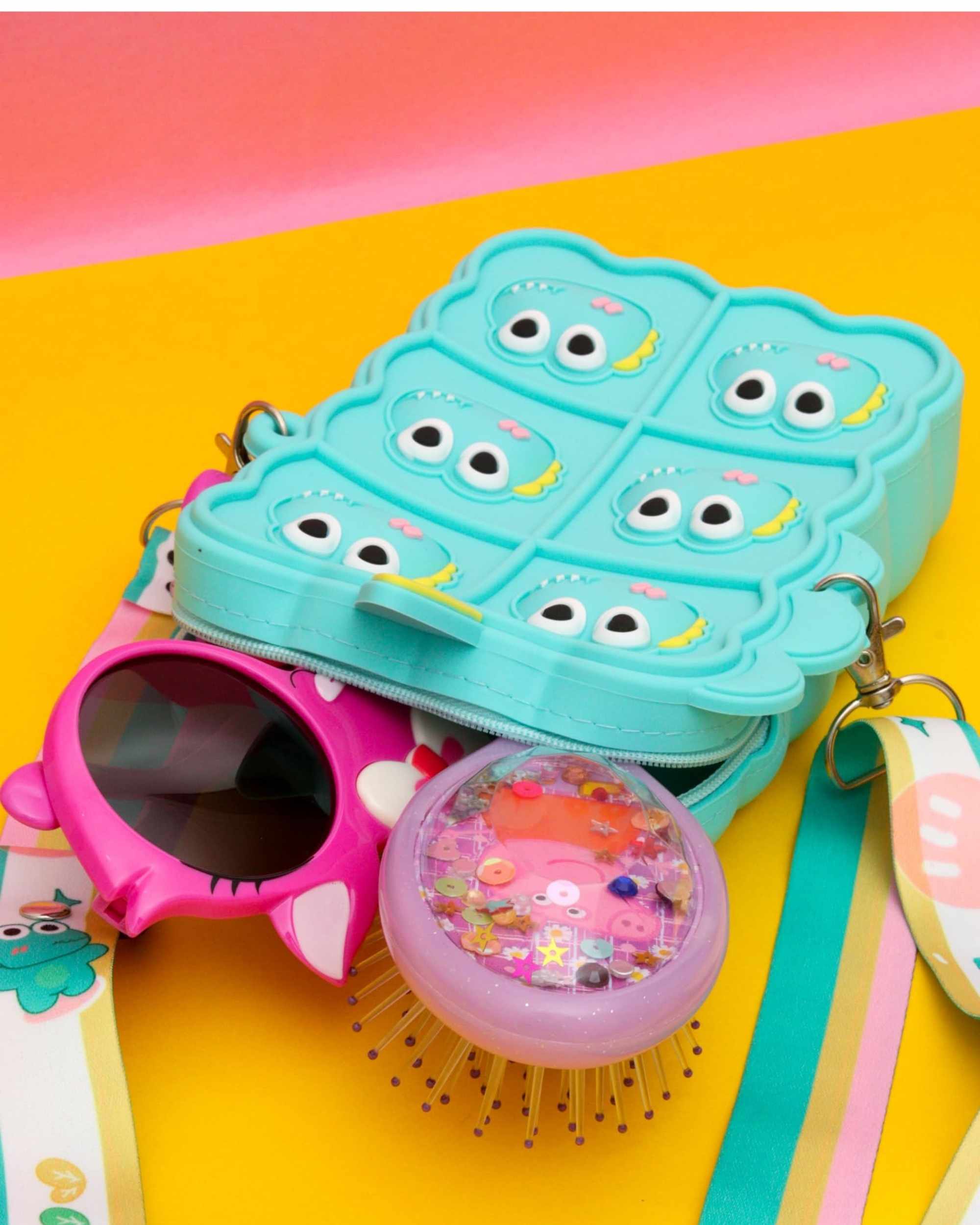 Premsons® Silicone Pop It Sling Bag – Fun Fidget Crossbody Purse for Kids & Adults | Stress Relief Sensory Toy