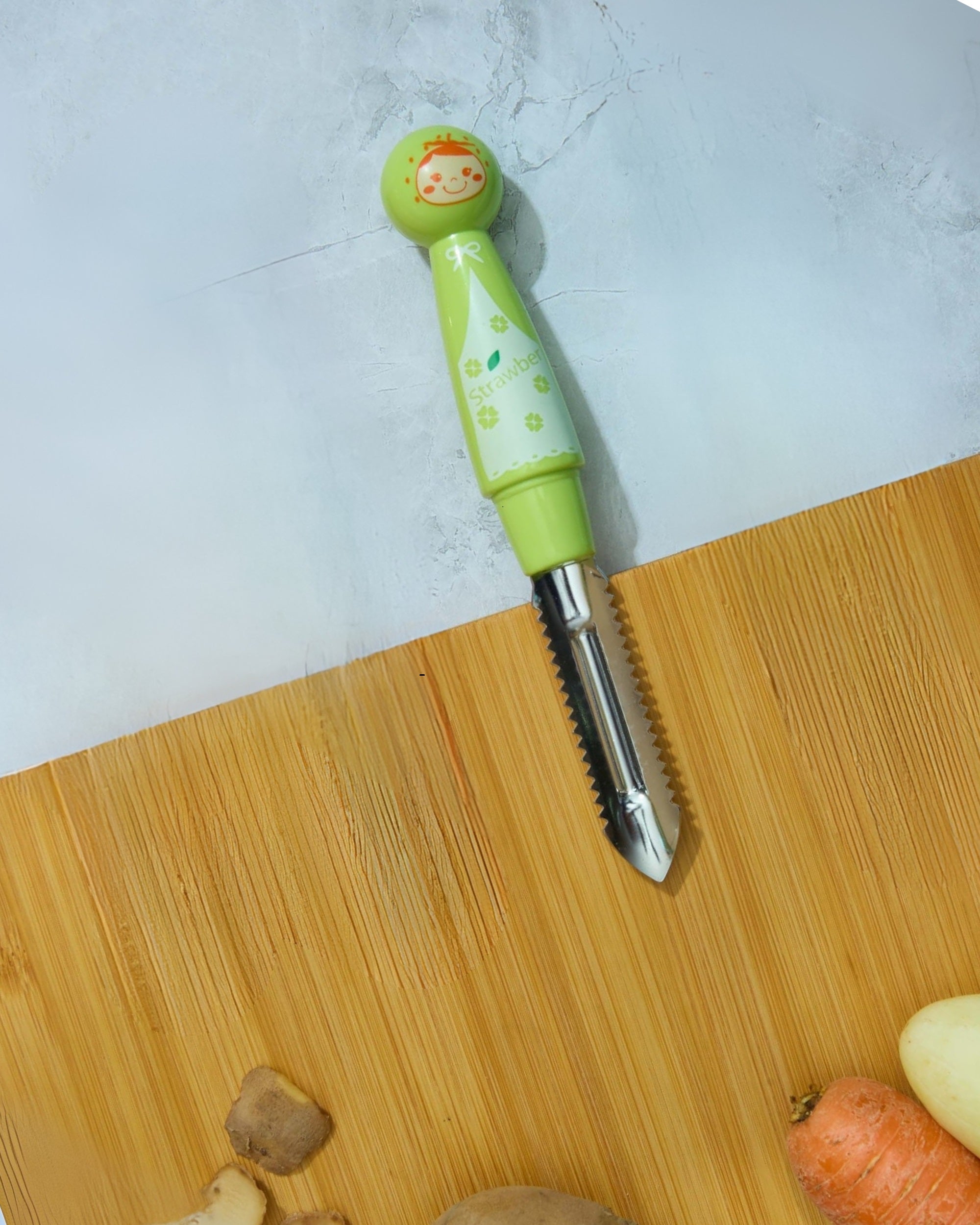 Premsons® Vegetable & Fruit Peeler – Stainless Steel, Sharp Blade, Ergonomic Handle, Rust-Resistant, Easy to Clean, Ideal for Kitchen Use