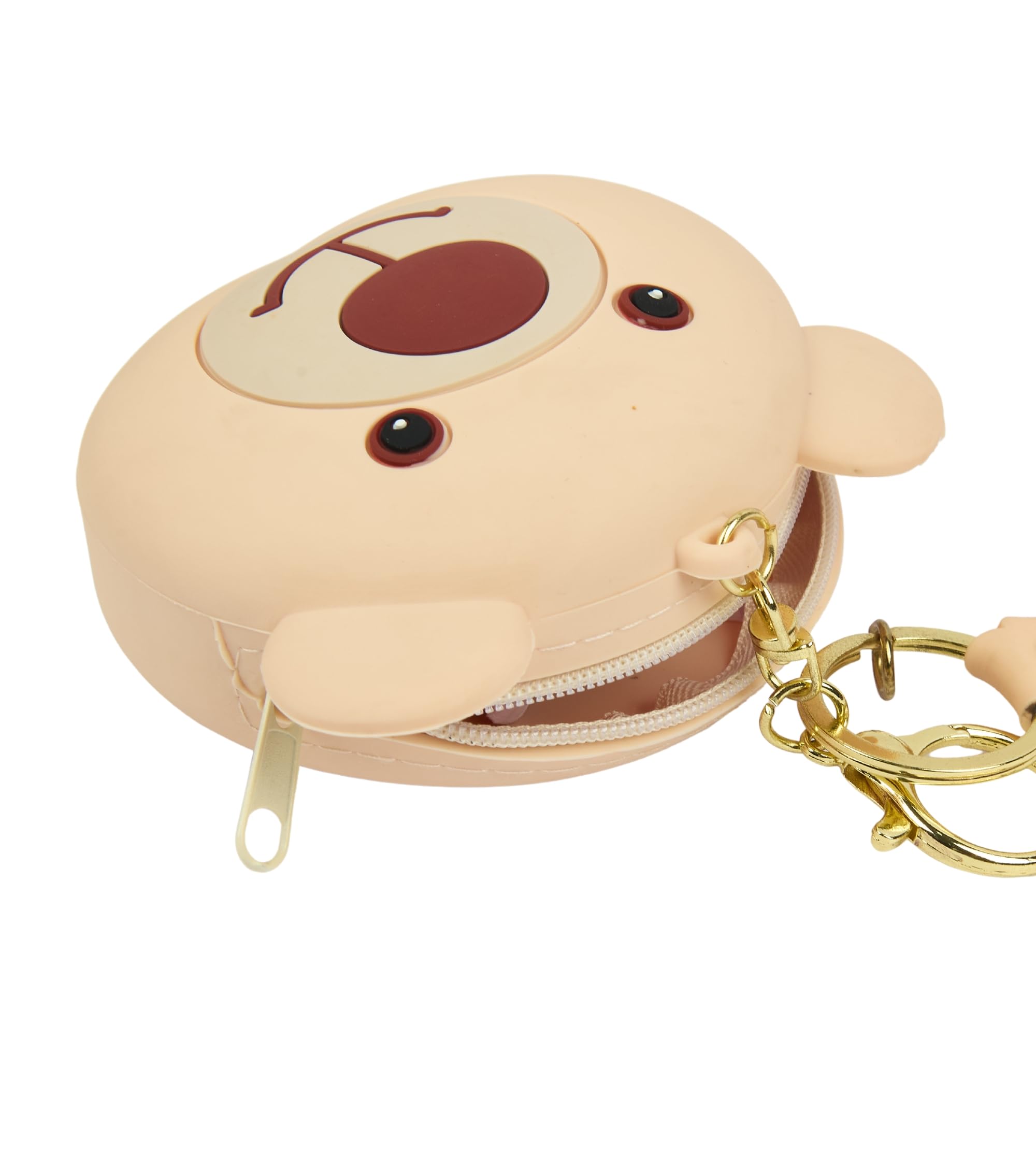 Premsons® Adorable Silicone Coin Purse with Keychain – Sensory Wristlet Pouch for Kids & Adults – Fun & Practical Gift Idea