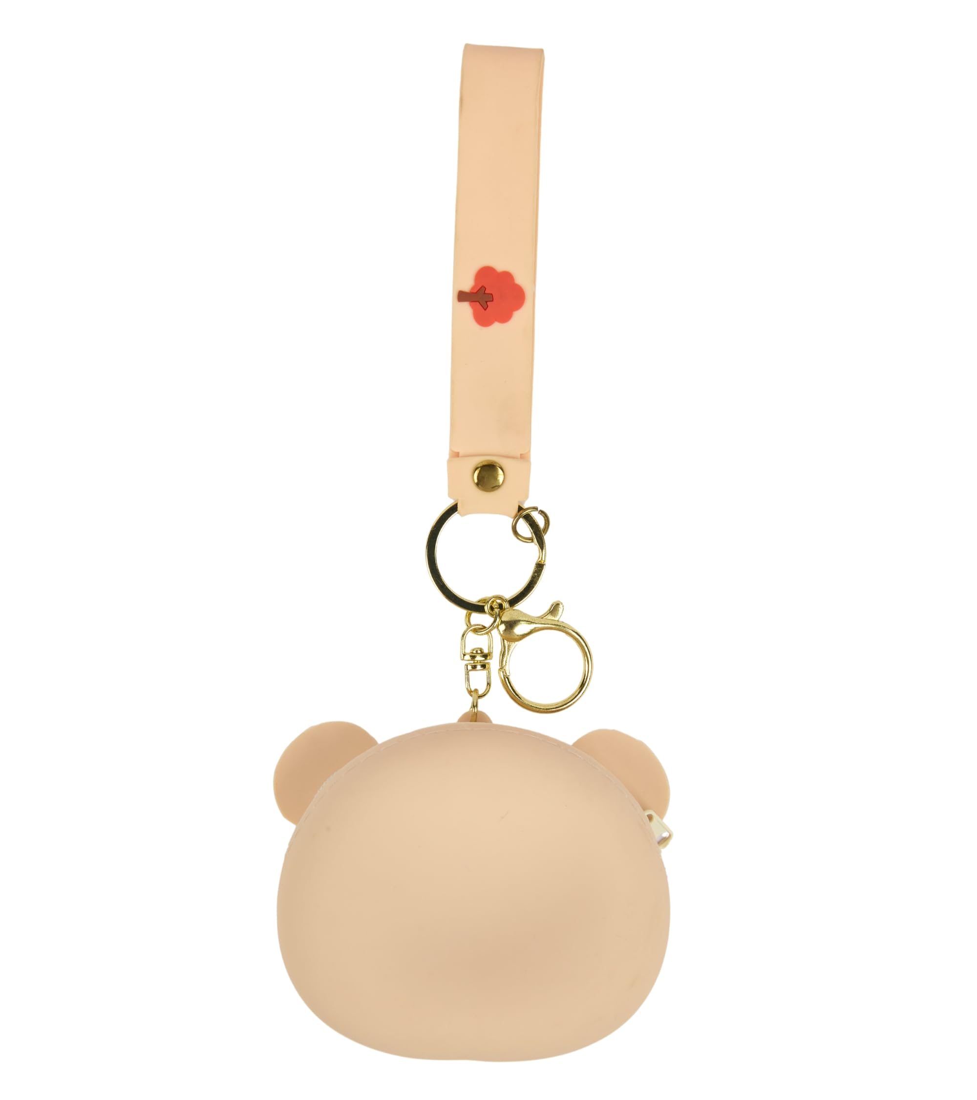 Premsons® Adorable Silicone Coin Purse with Keychain – Sensory Wristlet Pouch for Kids & Adults – Fun & Practical Gift Idea