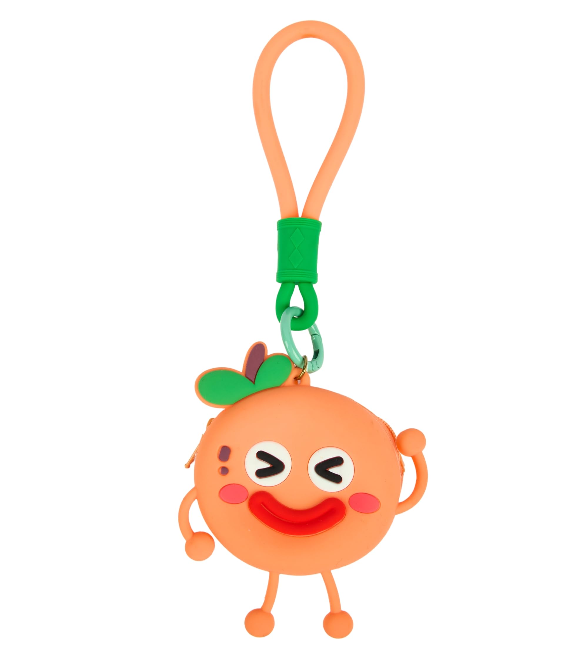 Premsons® Adorable Silicone Coin Purse with Keychain – Sensory Wristlet Pouch for Kids & Adults – Fun & Practical Gift Idea