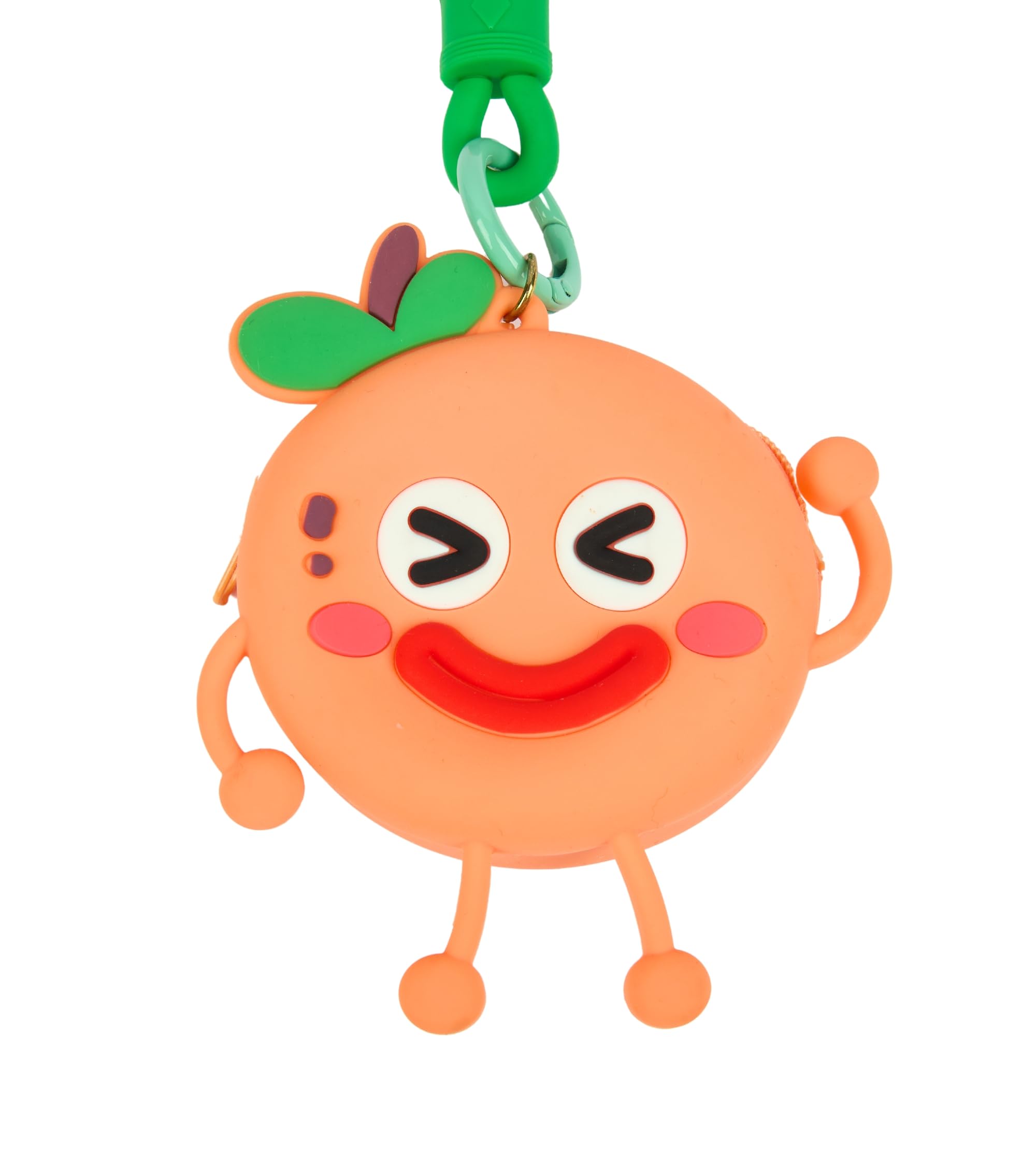 Premsons® Adorable Silicone Coin Purse with Keychain – Sensory Wristlet Pouch for Kids & Adults – Fun & Practical Gift Idea