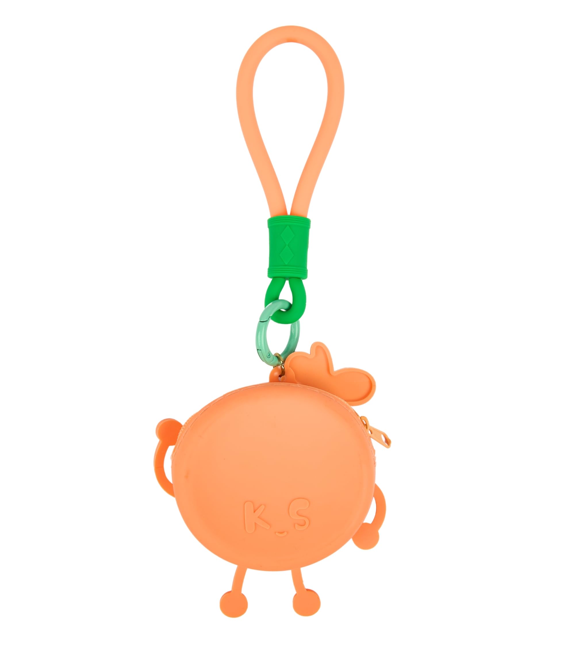 Premsons® Adorable Silicone Coin Purse with Keychain – Sensory Wristlet Pouch for Kids & Adults – Fun & Practical Gift Idea
