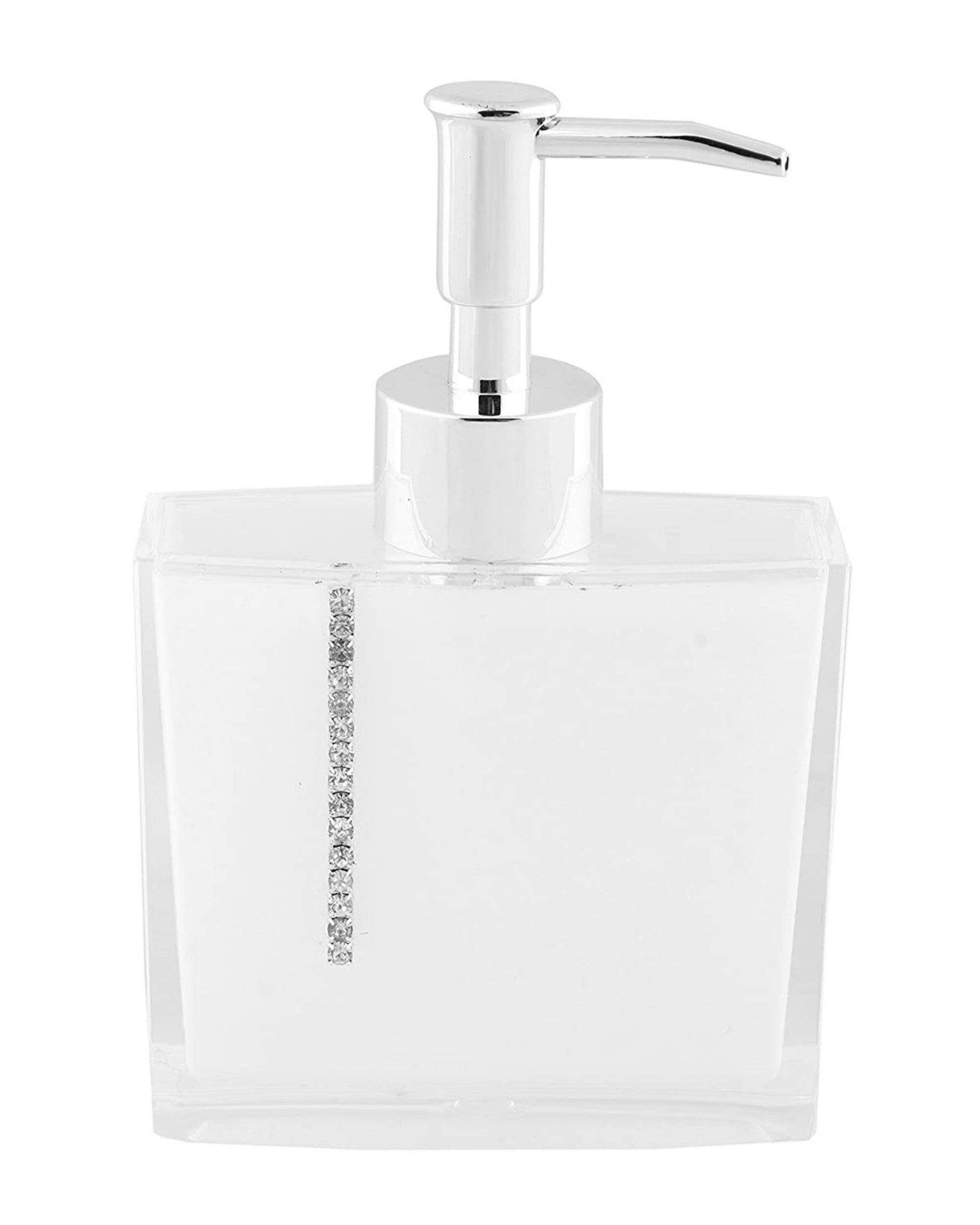 Premsons® 5-Piece Acrylic Bathroom Accessories Set – Soap Dispenser, Toothbrush Holder, Tumbler & Soap Dish – Stylish & Durable Bathroom Decor and Organizer Set for a Modern Touch