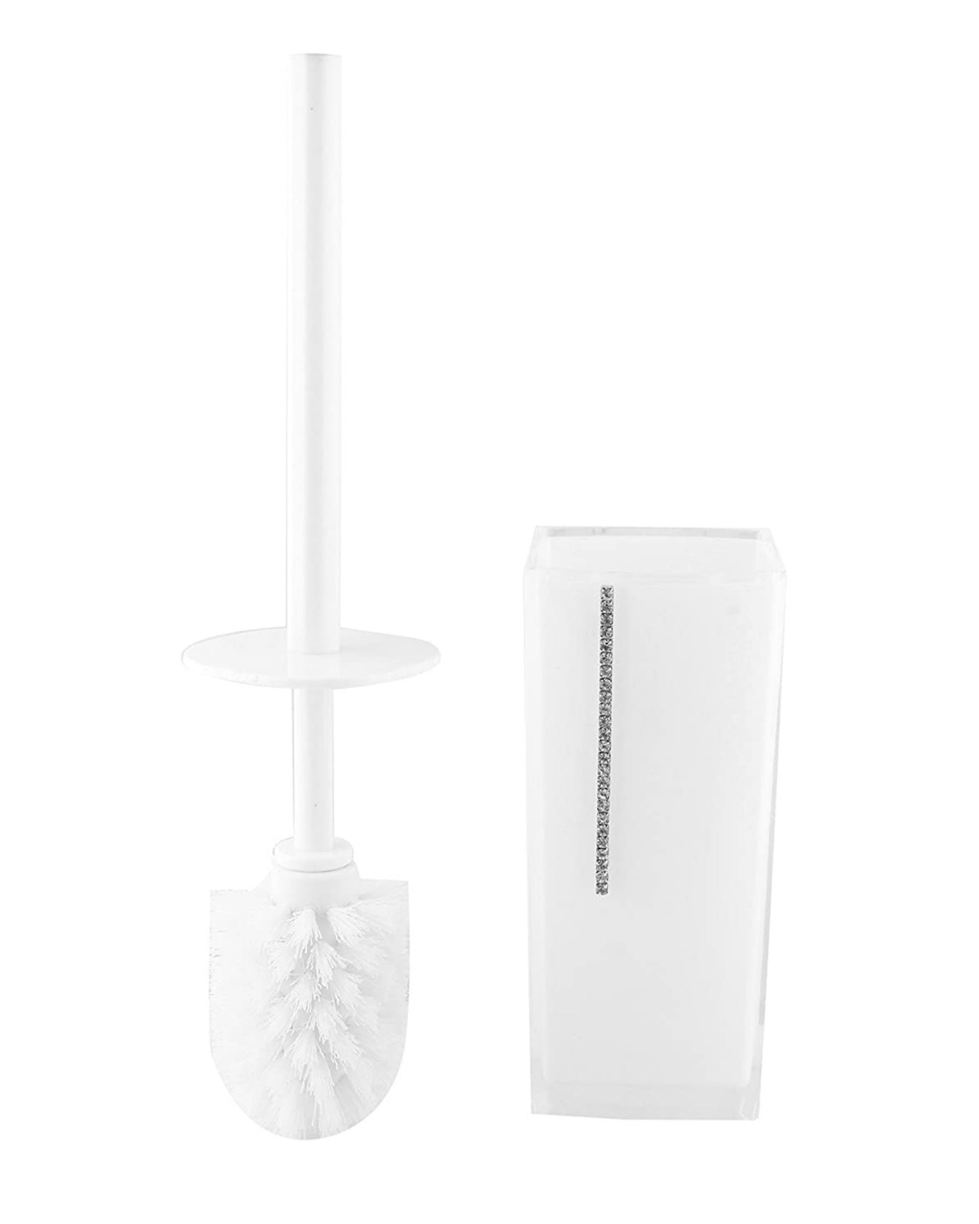 Premsons® 5-Piece Acrylic Bathroom Accessories Set – Soap Dispenser, Toothbrush Holder, Tumbler & Soap Dish – Stylish & Durable Bathroom Decor and Organizer Set for a Modern Touch