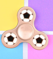Premsons® Hand Spinner Desk Toy - High Speed Smooth Finger Spin Sensory Fidget Stress Relief Game Play for Kids & Adults - Birthday Party Gift - Metal - Copper Football Classic