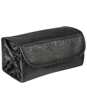 Roll N Go® Cosmetic Pouch Organizer Makeup and Travel Buddy Toiletry Bag Gifts for Girls and Women (Black)