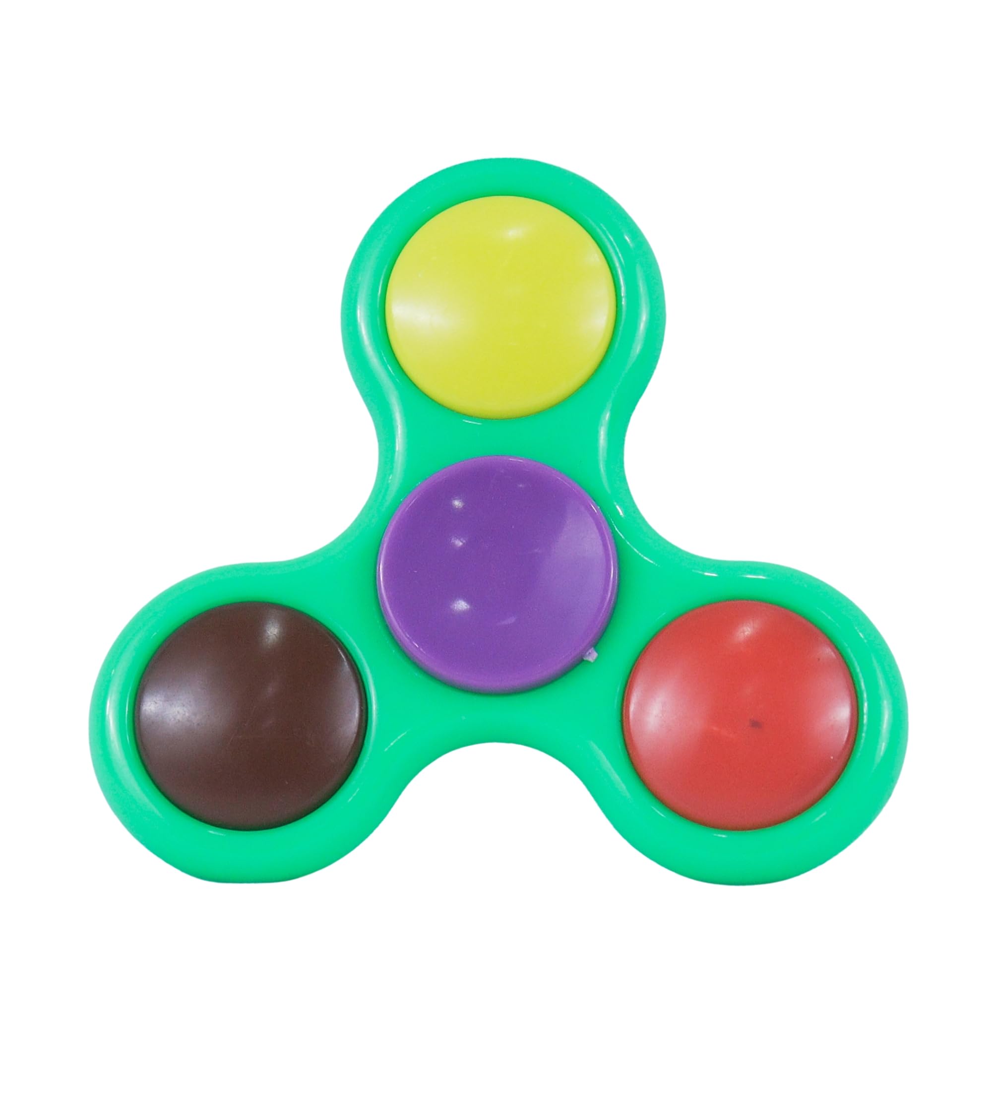 Premsons® Hand Spinner Desk Toy - High Speed Smooth Finger Spin Sensory Fidget Stress Relief Game Play for Kids & Adults - Birthday Party Gift - Plastic - Green & Multi Bearing
