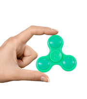 Premsons® Hand Spinner Desk Toy - High Speed Smooth Finger Spin Sensory Fidget Stress Relief Game Play for Kids & Adults - Birthday Party Gift - Plastic - Green