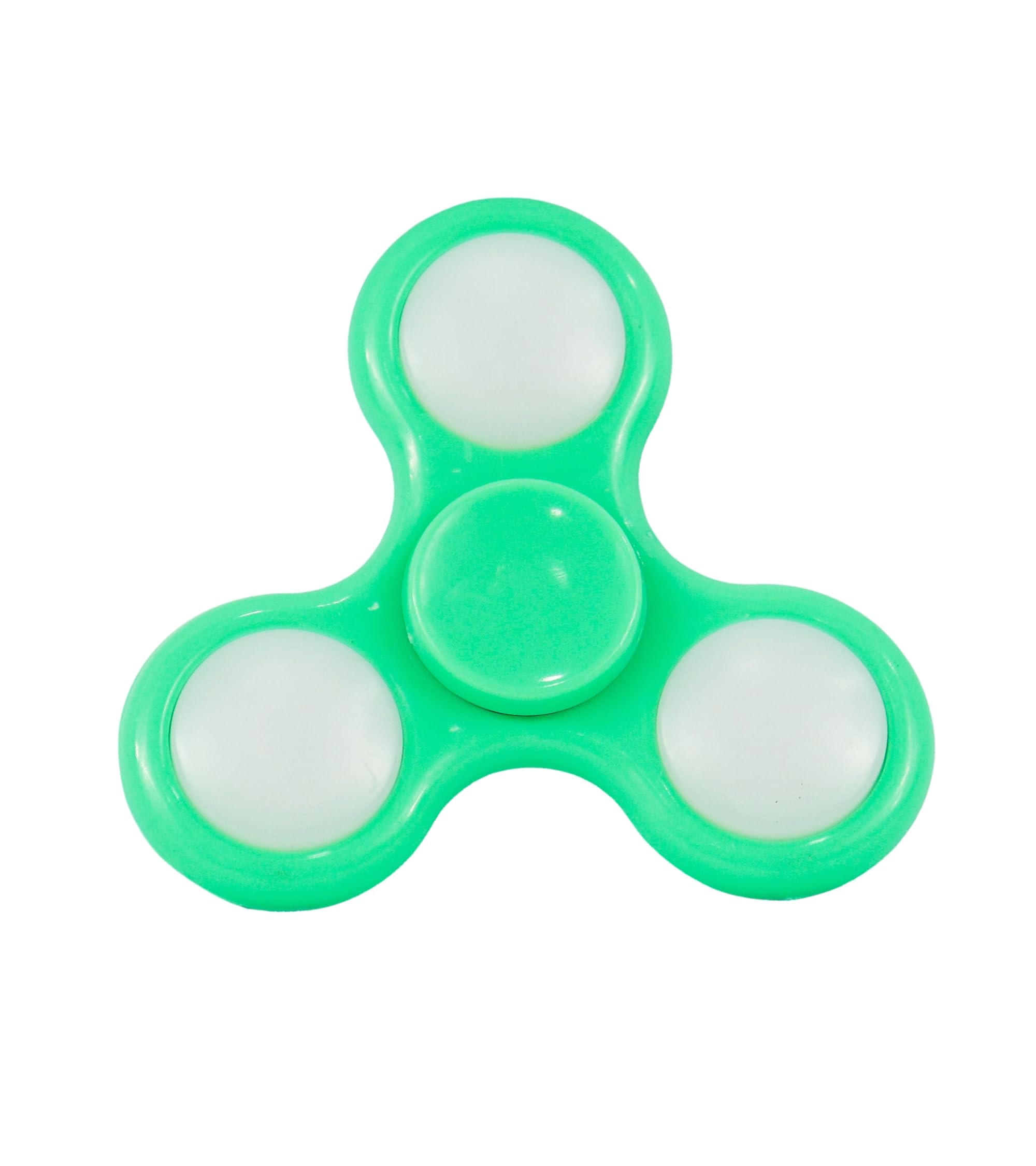 Premsons® Hand Spinner Desk Toy - High Speed Smooth Finger Spin Sensory Fidget Stress Relief Game Play for Kids & Adults - Birthday Party Gift - Plastic - Green with White Bearing