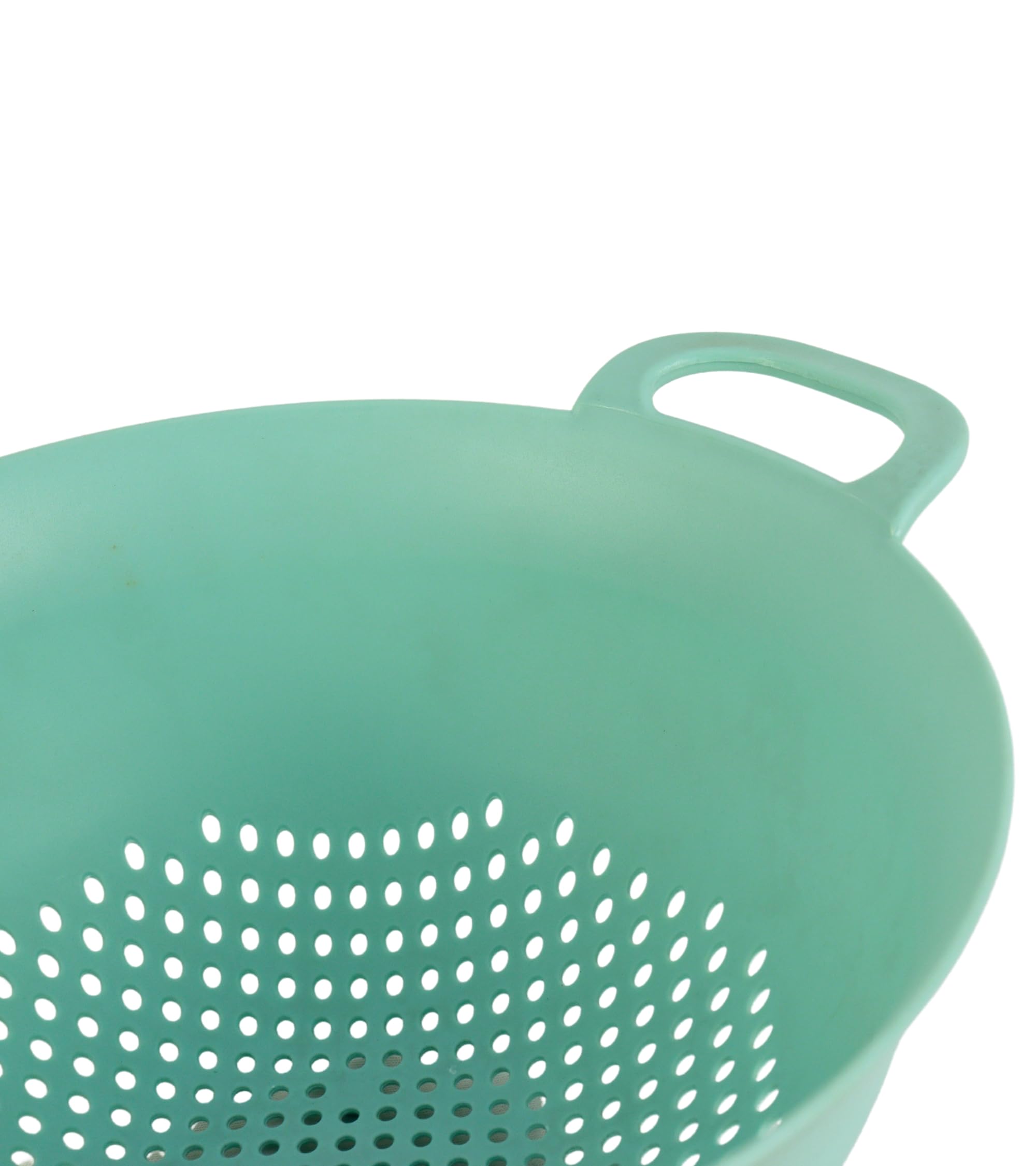 Premsons® Multifunctional Water Strainer & Washer Bowl - Round Medium Bowl with Double Side Handle - Rice, Vegetable & Fruit Washing Bowl for Kitchen, Home