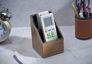 Premsons® Croc Remote Holder - Stylish Organizer - 2 Compartments - Beige