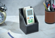 Premsons® Croc Remote Holder - Stylish Organizer - 2 Compartments - Black