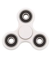 Premsons® Hand Spinner Desk Toy - High Speed Smooth Finger Spin Sensory Fidget Stress Relief Game Play for Kids & Adults - Birthday Party Gift - Four Bearing - White + Black Bearing