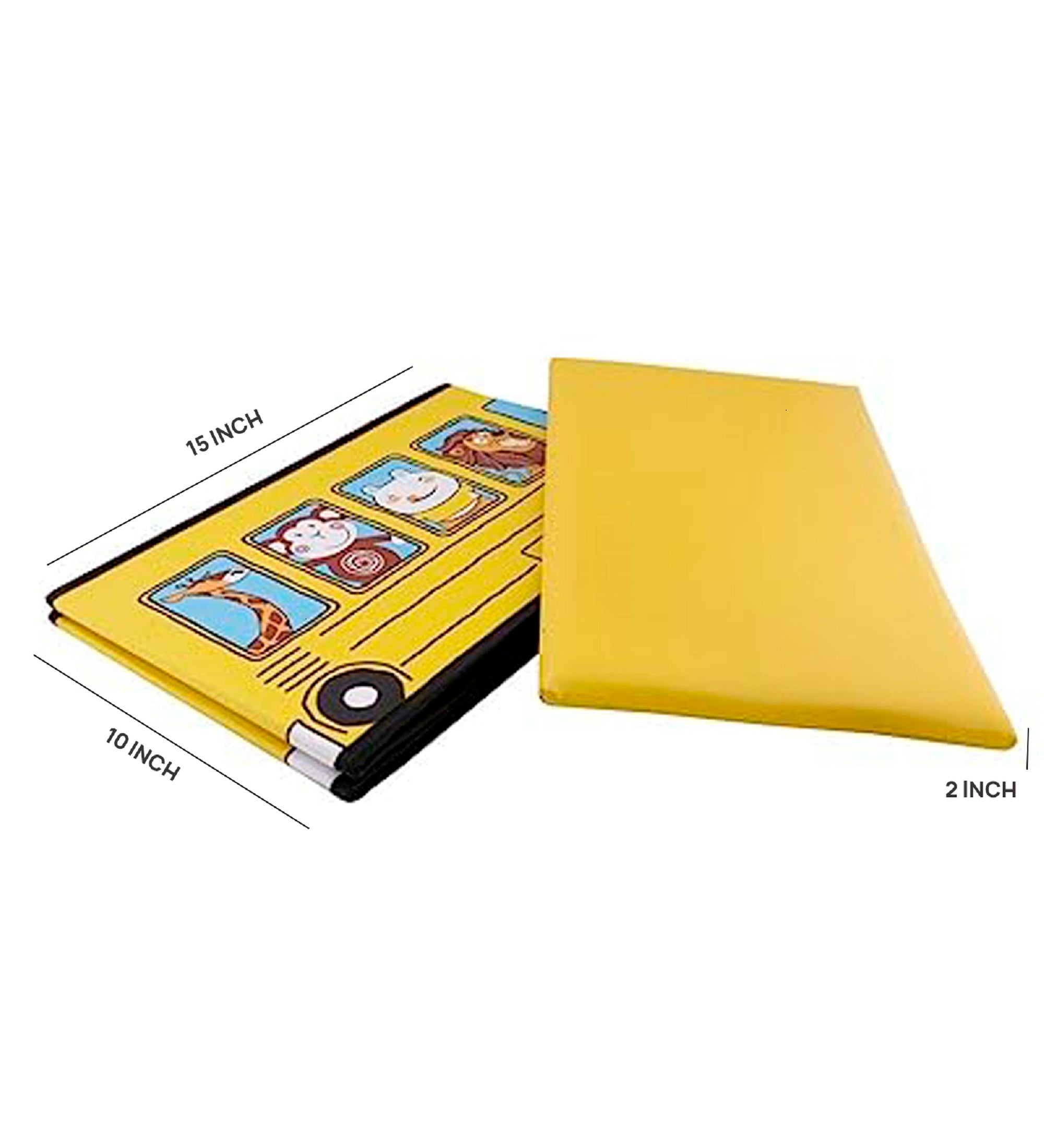 Premsons® Storage Box | Fabric Children’s Printed Rectangular Folding Seat | Compartment for Organizing Toys, Clothes, Books