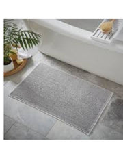 Premsons® Super Soft Anti-Skid Bath Mat – Ultra Absorbent & Plush Rectangular Rug for Bathroom, Quick-Dry, Machine Washable, Comfortable & Durable (40x60 cm, Silver Star)