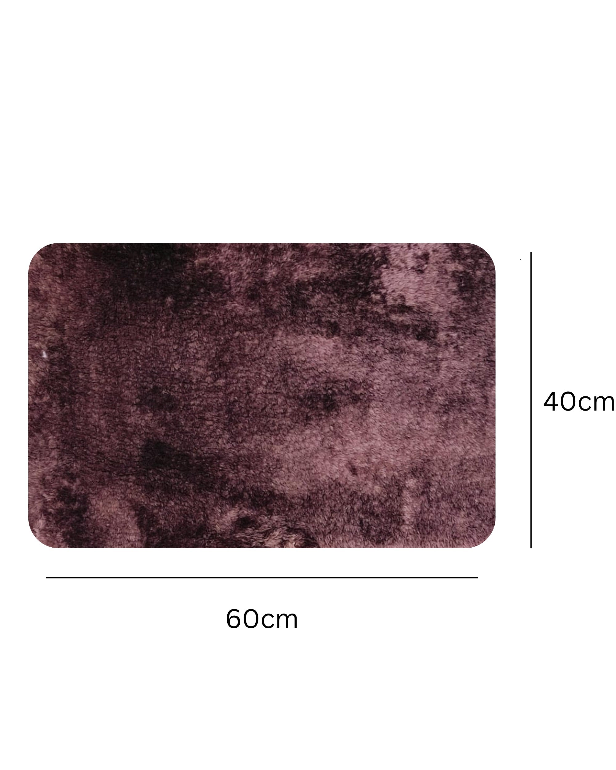 Premsons® Super Soft Anti-Skid Bath Mat – Ultra Absorbent & Plush Rectangular Rug for Bathroom, Quick-Dry, Machine Washable, Comfortable & Durable (40x60 cm, Dark Brown)
