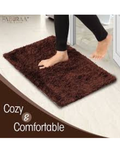 Premsons® Super Soft Anti-Skid Bath Mat – Ultra Absorbent & Plush Rectangular Rug for Bathroom, Quick-Dry, Machine Washable, Comfortable & Durable (40x60 cm, Chocolate Brown)