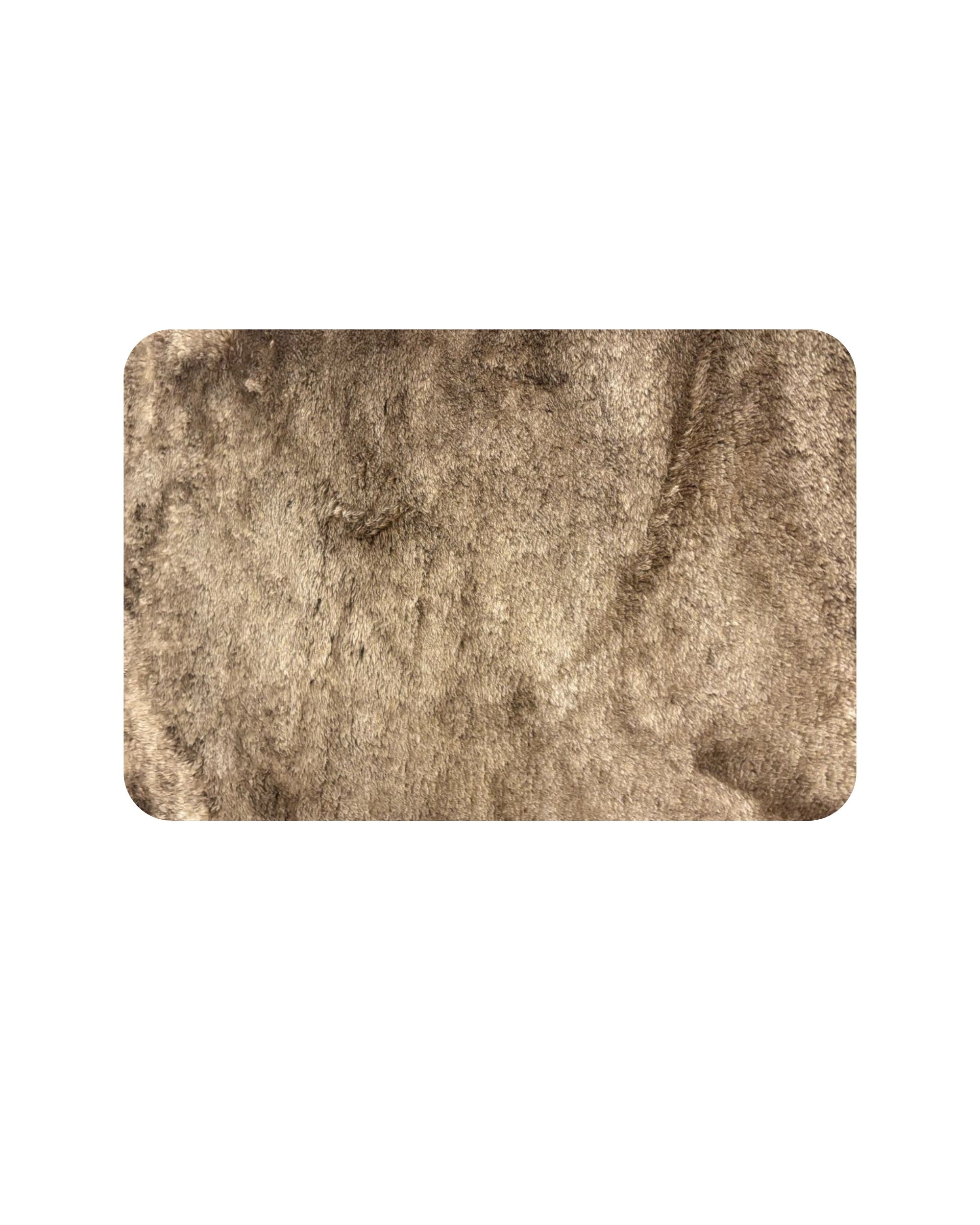 Premsons® Super Soft Anti-Skid Bath Mat – Ultra Absorbent & Plush Rectangular Rug for Bathroom, Quick-Dry, Machine Washable, Comfortable & Durable (40x60 cm, Light Brown)