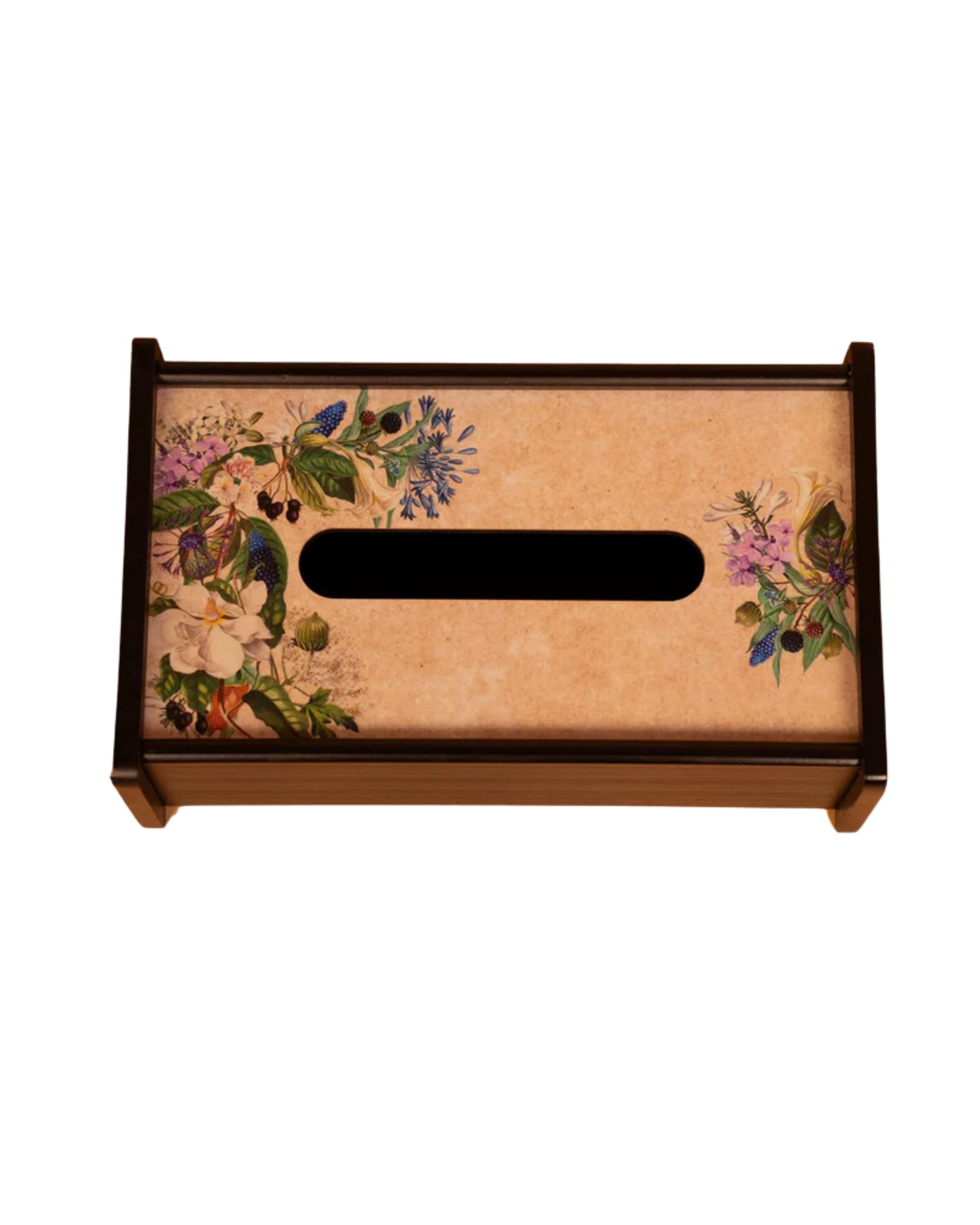 Premsons® Wooden Tissue Holder – Elegant & Durable Tissue Dispenser for Home, Office & Car Decor with Digital Printed Design