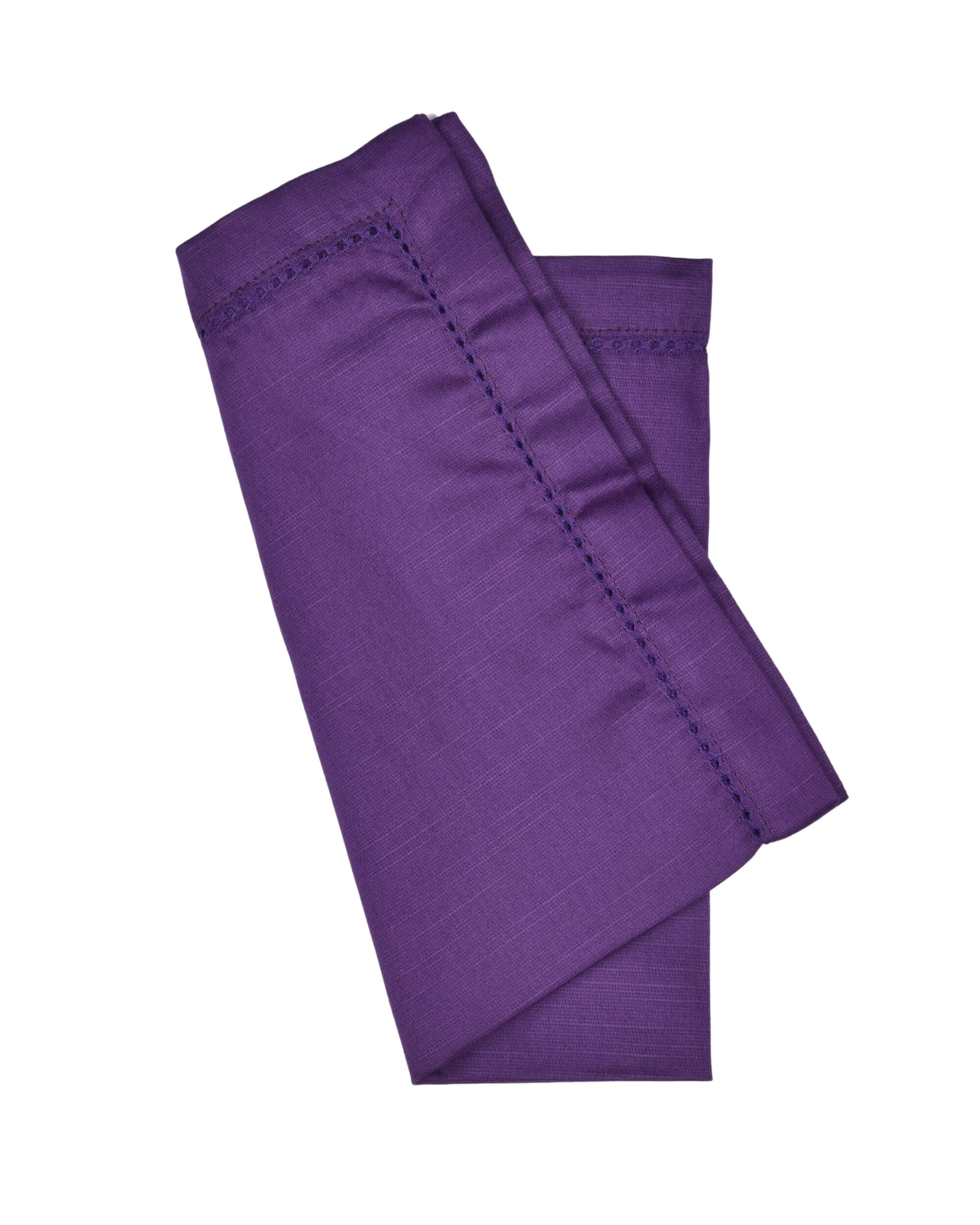 Premsons® Elegant Linen-Cotton Table Napkins – 16x16 Inch (Pack of 6) | Reusable & Machine Washable | Ideal for Dining, Parties, Weddings, Restaurants & Hotels - Purple