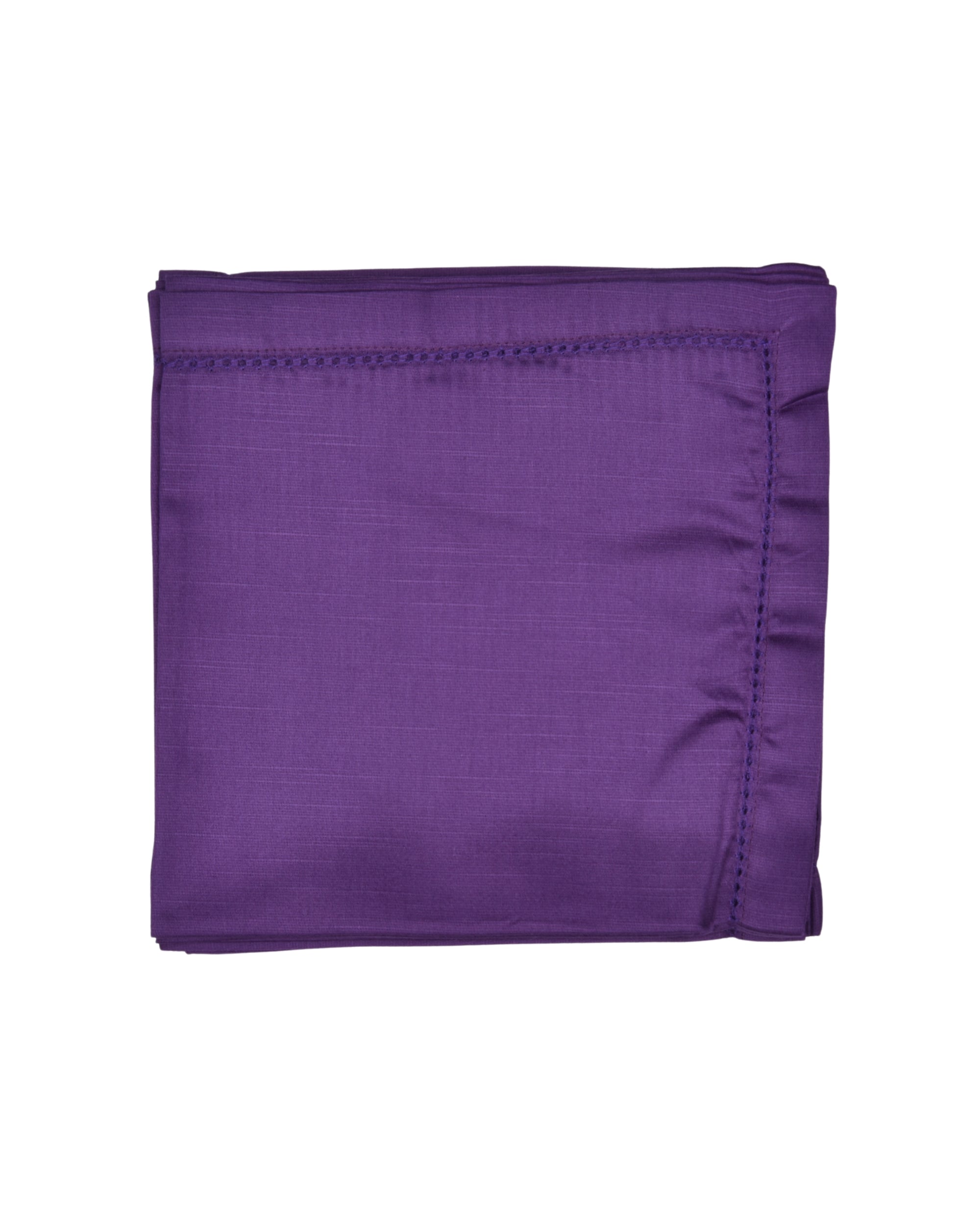 Premsons® Elegant Linen-Cotton Table Napkins – 16x16 Inch (Pack of 6) | Reusable & Machine Washable | Ideal for Dining, Parties, Weddings, Restaurants & Hotels - Purple