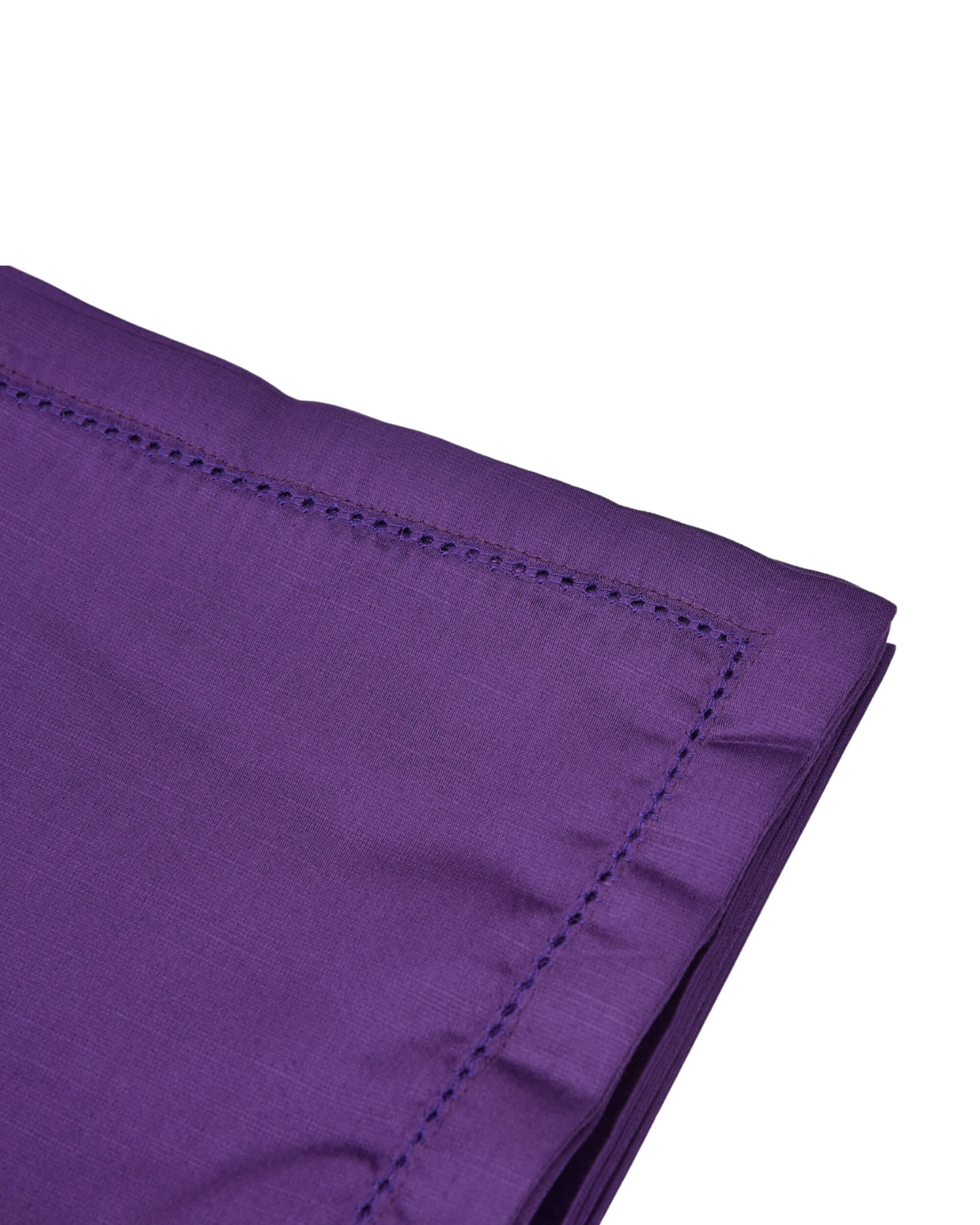 Premsons® Elegant Linen-Cotton Table Napkins – 16x16 Inch (Pack of 6) | Reusable & Machine Washable | Ideal for Dining, Parties, Weddings, Restaurants & Hotels - Purple