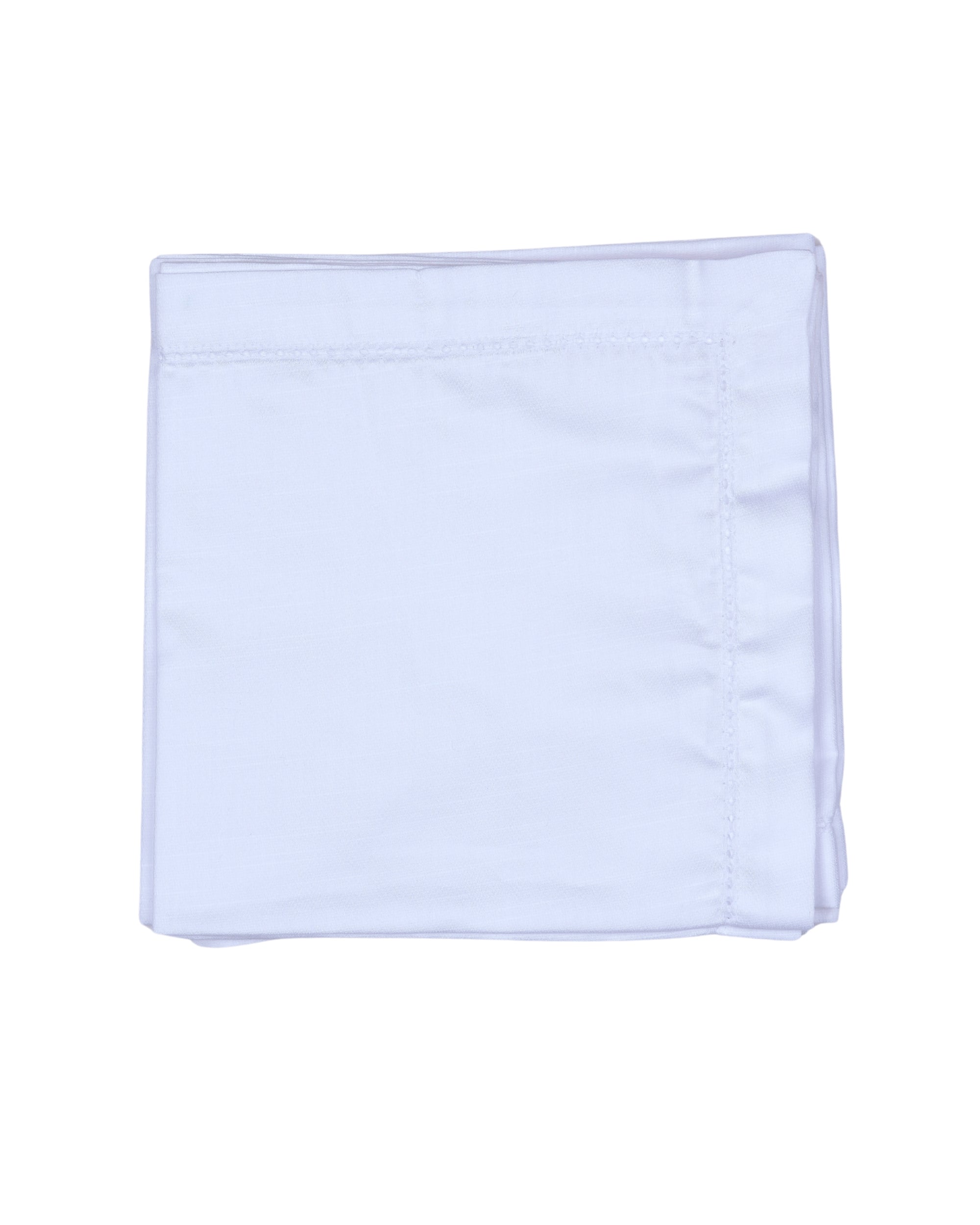 Premsons® Elegant Linen-Cotton Table Napkins – 16x16 Inch (Pack of 6) | Reusable & Machine Washable | Ideal for Dining, Parties, Weddings, Restaurants & Hotels - White