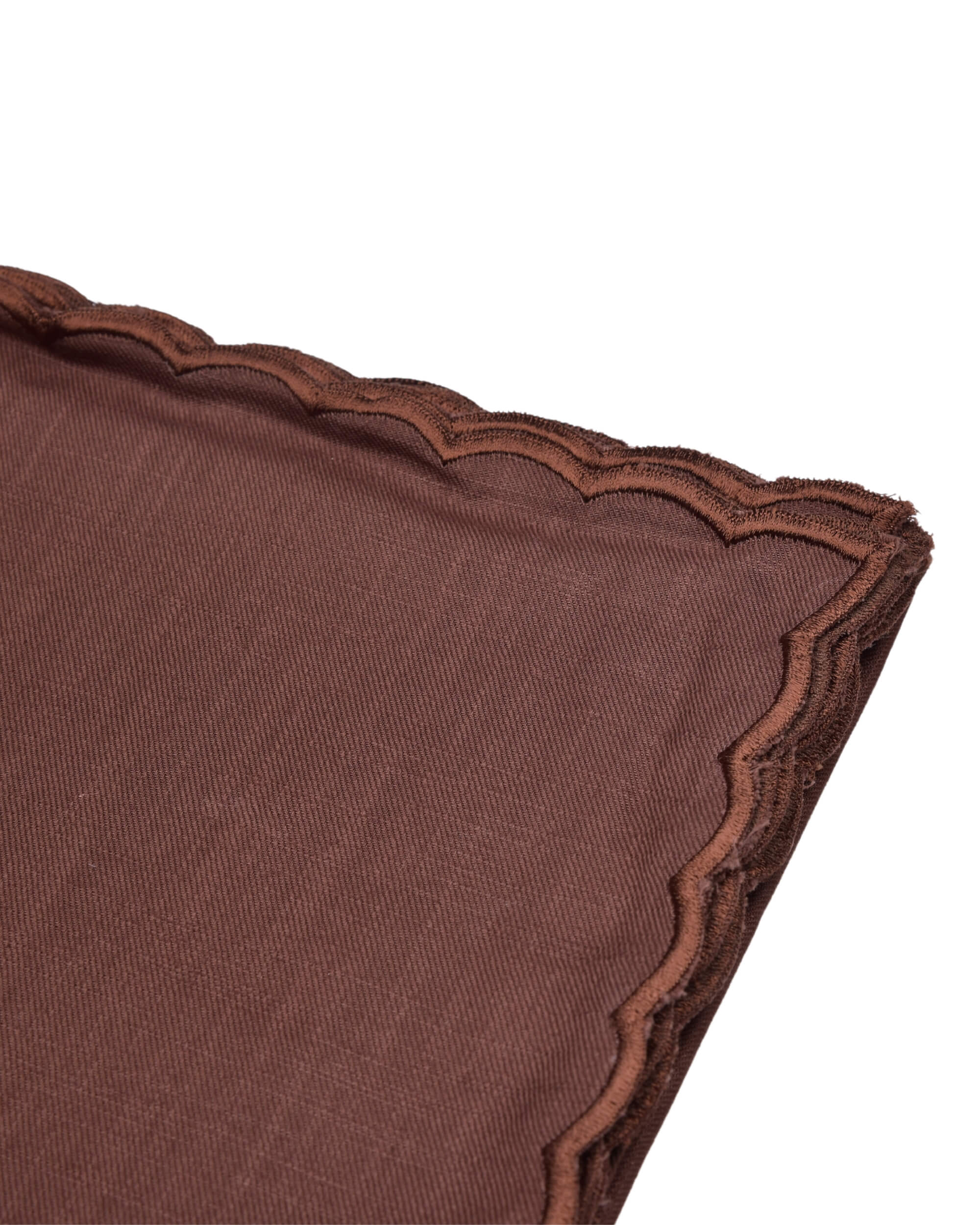 Premsons® Elegant Linen-Cotton Table Napkins – 16x16 Inch (Pack of 6) | Reusable & Machine Washable | Ideal for Dining, Parties, Weddings, Restaurants & Hotels -Chocolate Brown