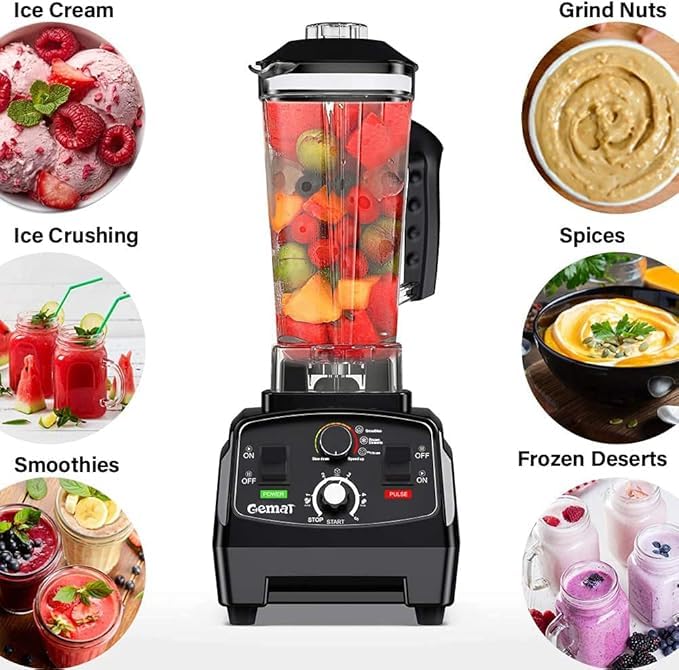 Premsons® Large Capacity Electric Juicer Blender – High-Powered Multifunctional Kitchen Blender with 2.8L Cup for Smoothies, Shakes, Frozen Drinks, Fruits, Vegetables & Grains