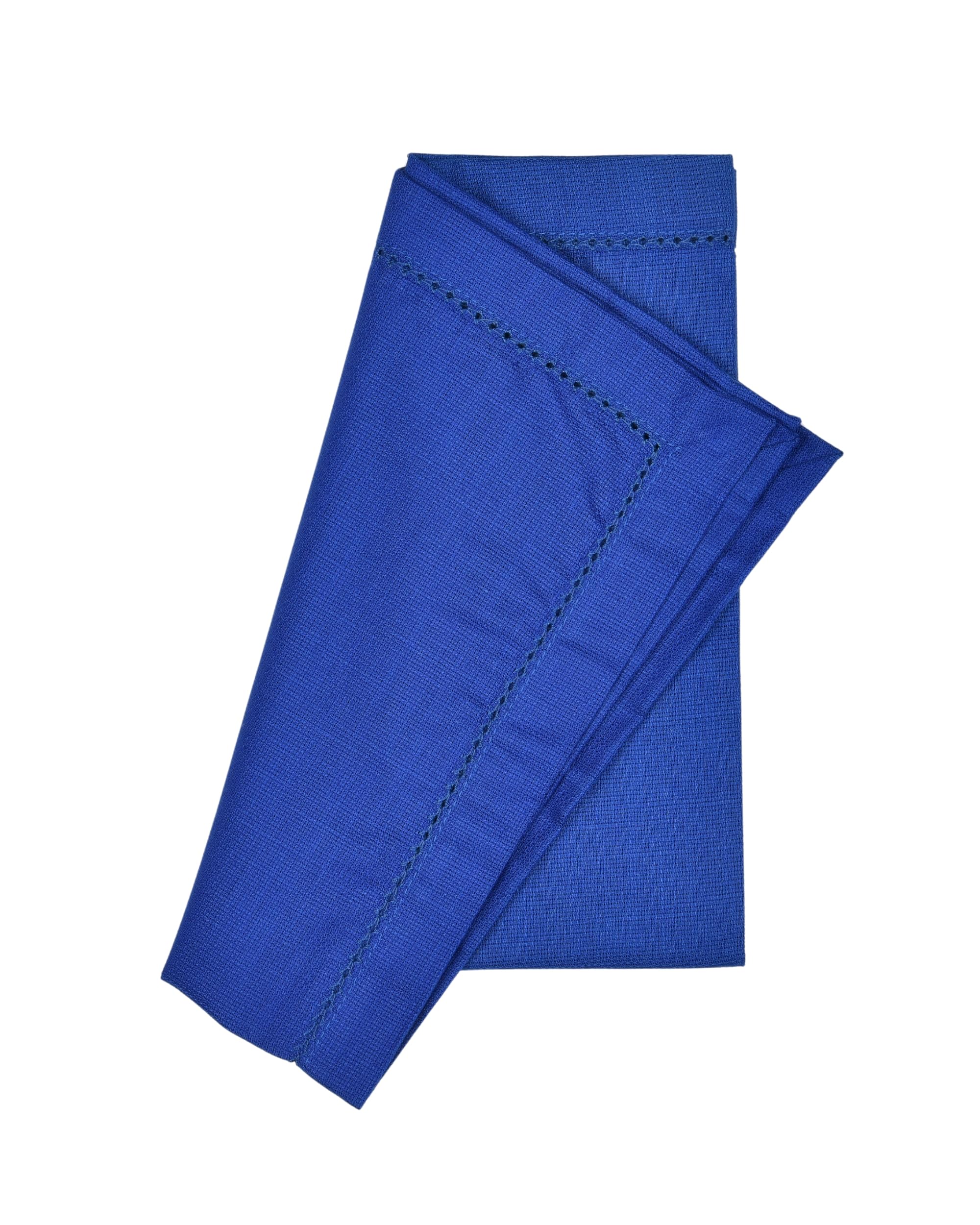 Premsons® Elegant Linen-Cotton Table Napkins – 16x16 Inch (Pack of 6) | Reusable & Machine Washable | Ideal for Dining, Parties, Weddings, Restaurants & Hotels - Navy Blue