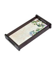 Premsons® Florence Wooden Serving Tray – Premium Rectangle Shape Trays for Home, Kitchen, Dining & Restaurant | Stylish & Durable Wood Trays for Serving Food, Drinks & Décor
