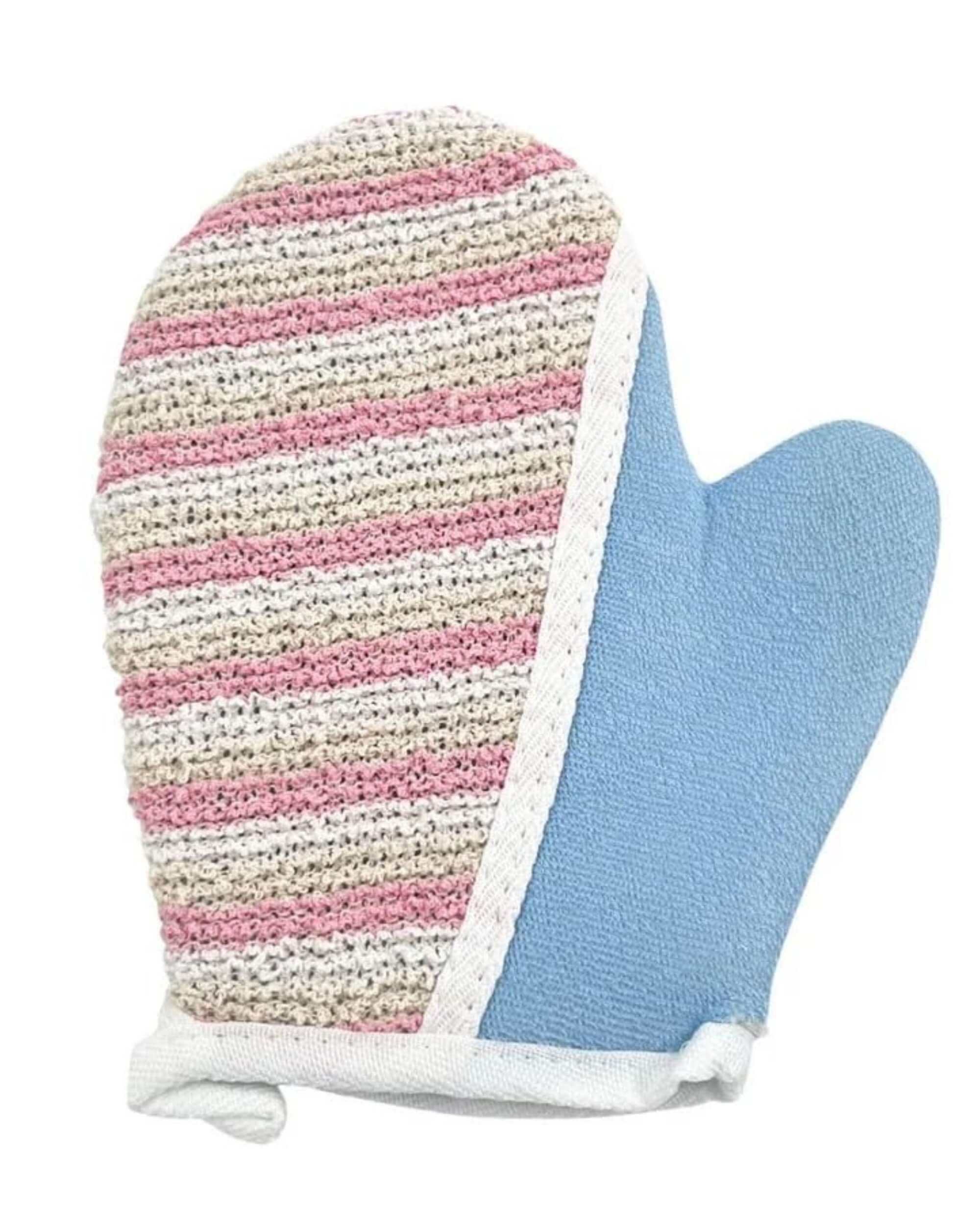 Premsons® Exfoliating Body Scrub Gloves | Loofah Gloves for Men & Women | Removes Dead Skin & Impurities | Gentle & Reusable Bathing Mitts - Pack of 2