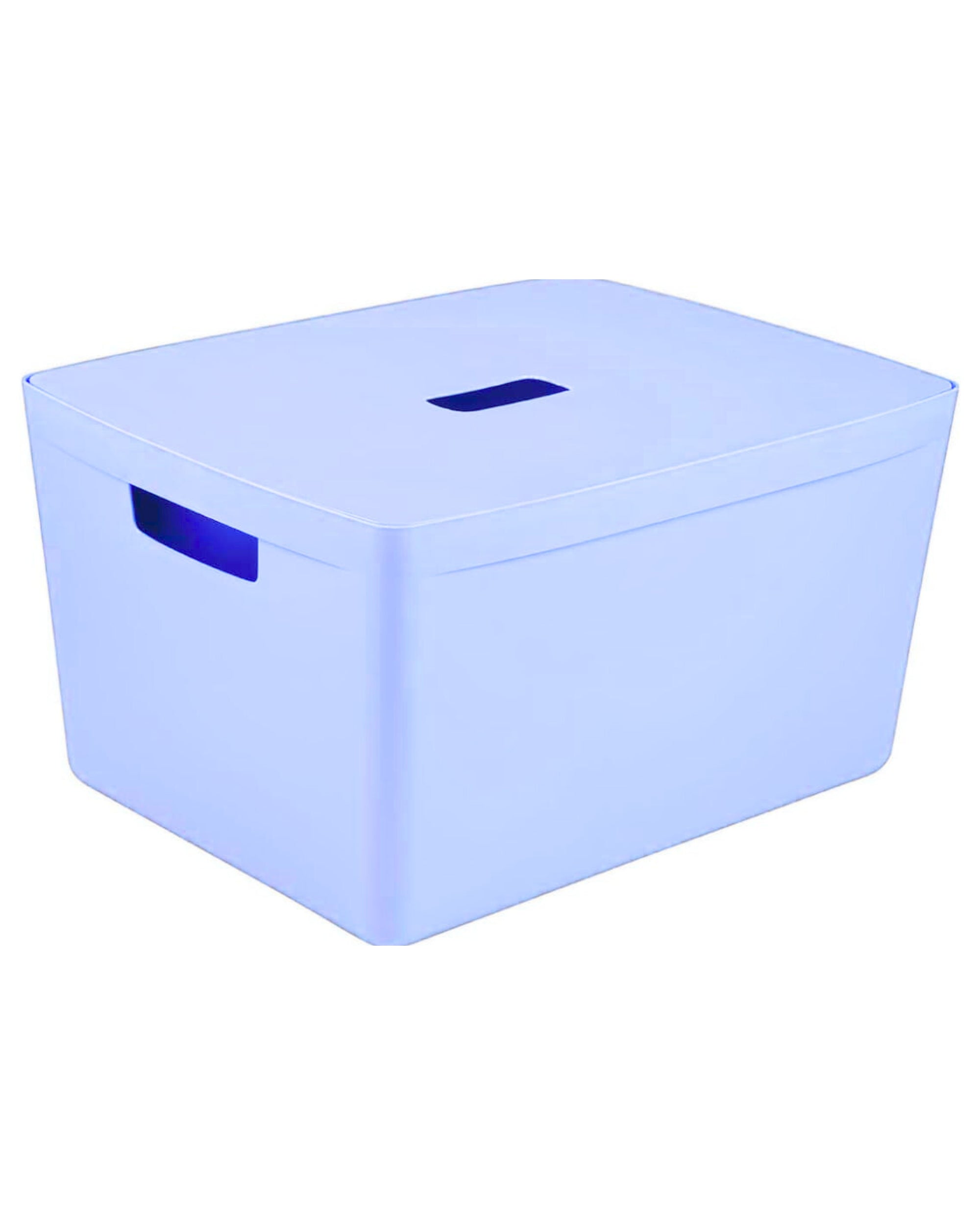 Premsons® 39 Ltr Plastic Storage Box with Lid – Multipurpose Organizer for Kitchen, Bedroom, Bathroom & Office – Stackable Storage Container for Clothes, Toys & Toiletries
