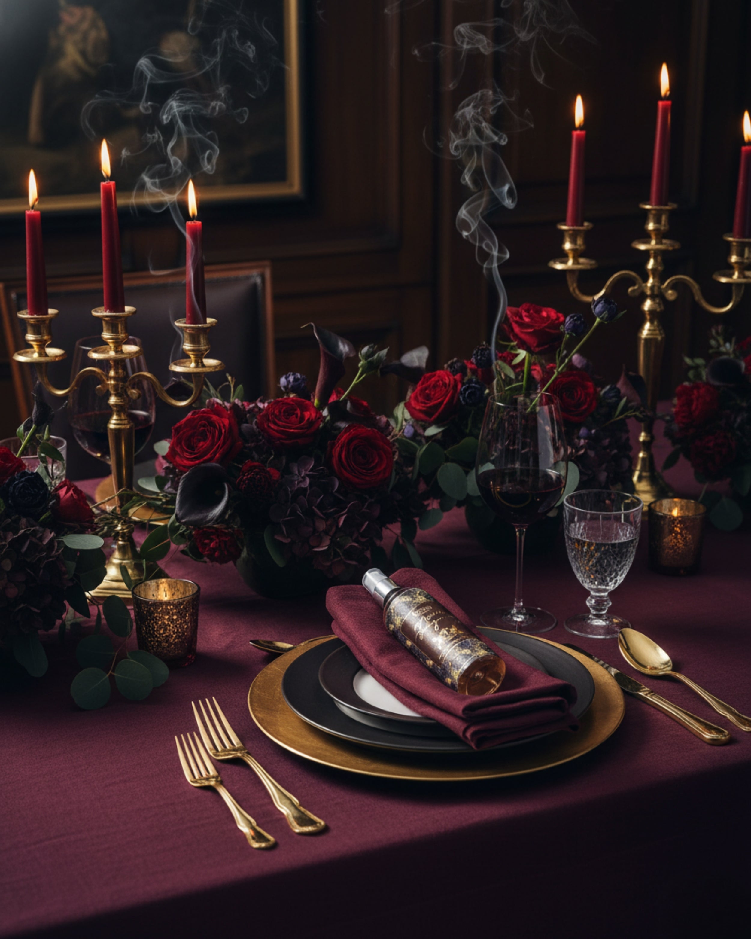 Eternia® Noble Burgundy Room Spray – Rich Oriental & Woody Aroma | Long-Lasting Premium Air Freshener for Home & Office – 200ml