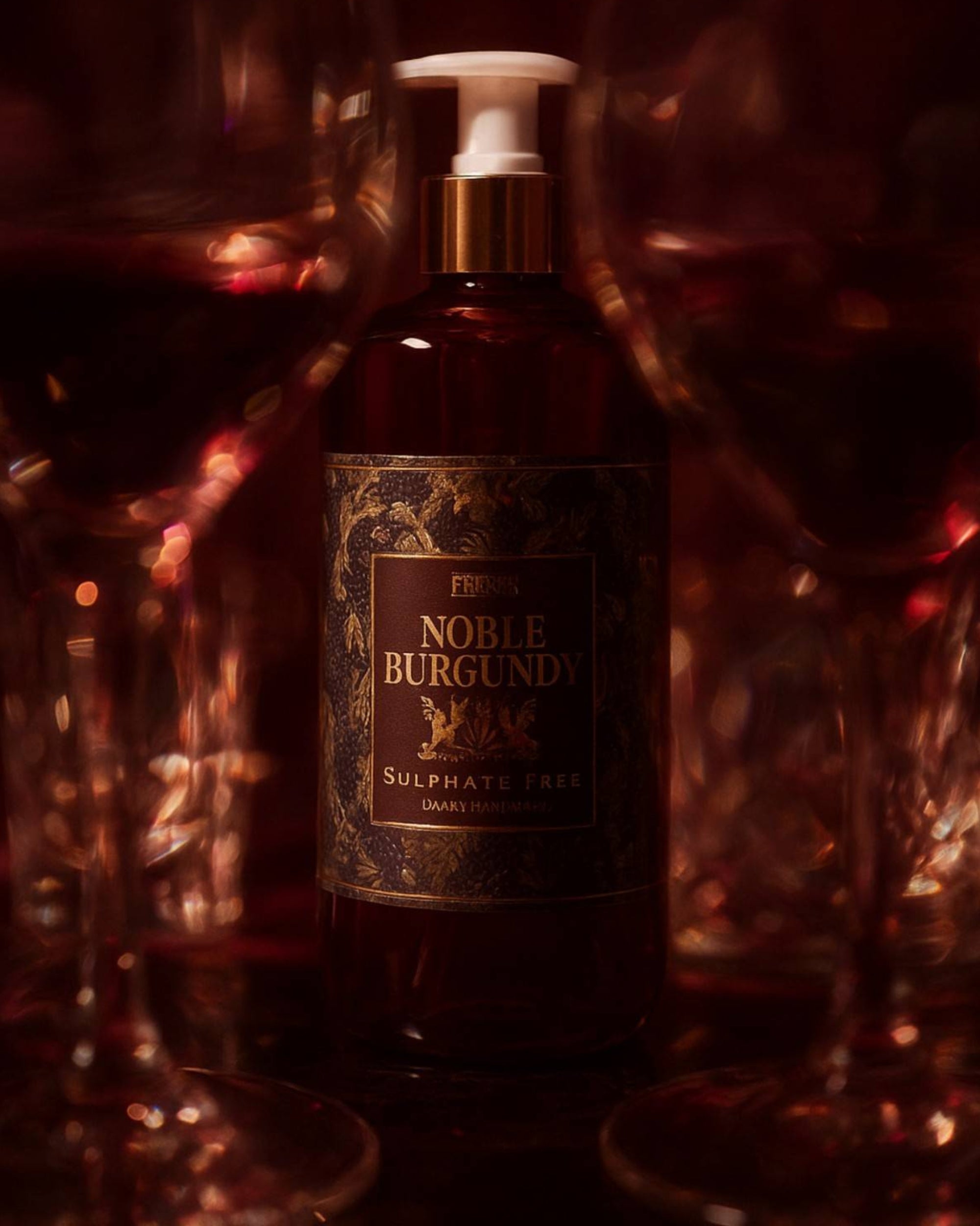 Eternia® Noble Burgundy Sulphate-Free Luxury Handwash – Gentle & Moisturizing, Premium Fragrance