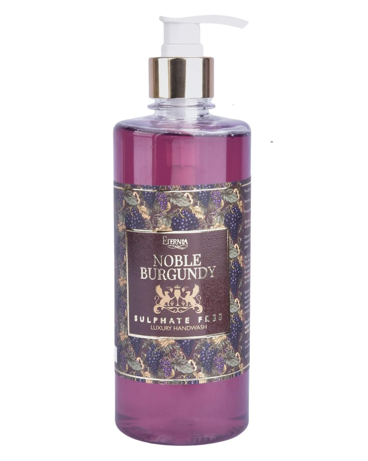 Eternia® Noble Burgundy Sulphate-Free Luxury Handwash – Gentle & Moisturizing, Premium Fragrance