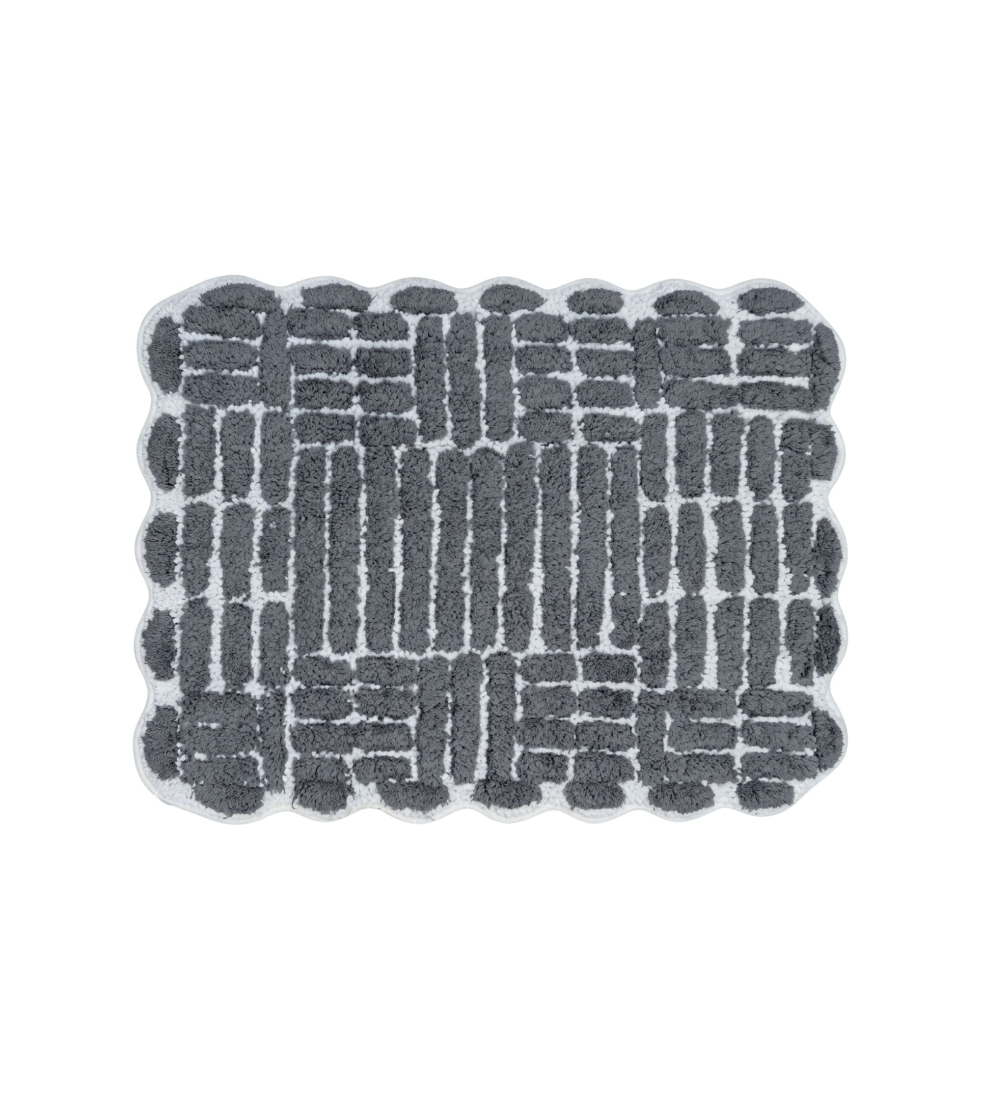 Premsons® Bath Mat Campos - Soft Absorbent Anti-Skid Bathroom Floor Mat - Quick Dry Shower Mat for Home