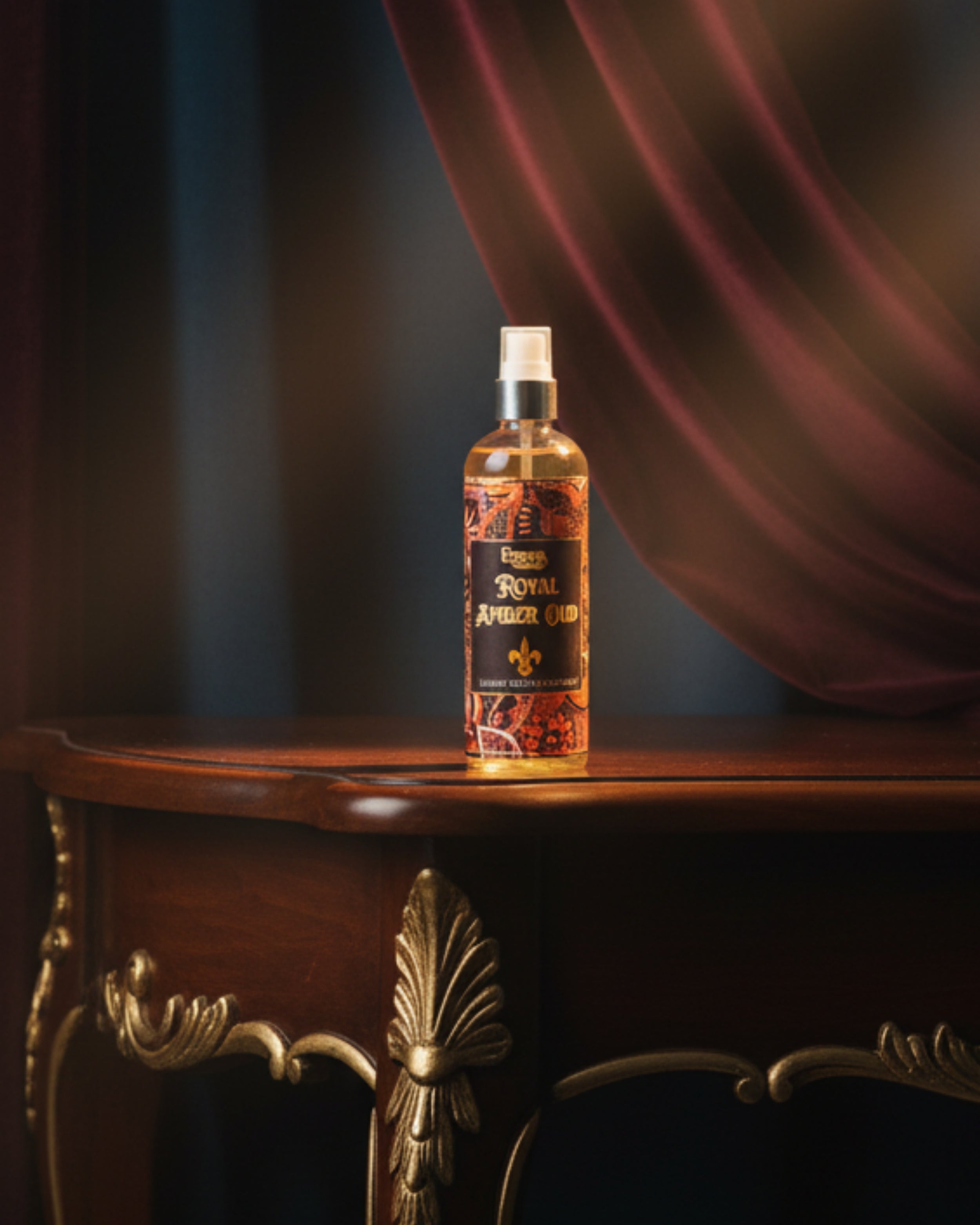 Eternia® Royal Amber Oud Room Spray – Warm Woody & Amber Aroma | Long-Lasting Premium Air Freshener for Home, Office & Living Spaces – 200ml