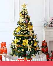 Premsons® 6ft Pre-Decorated Artificial Christmas Tree with Ornaments | Premium Indoor Holiday Tree for Home & Office Décor | Easy Assembly, Reusable