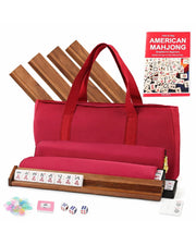 Premsons® Complete American Mahjong Set - Classic White Tiles – Tiles, Racks, Pushers, Dice, Beginner Guide & Storage Carry Bag – Portable Travel Game Kit (Copy)