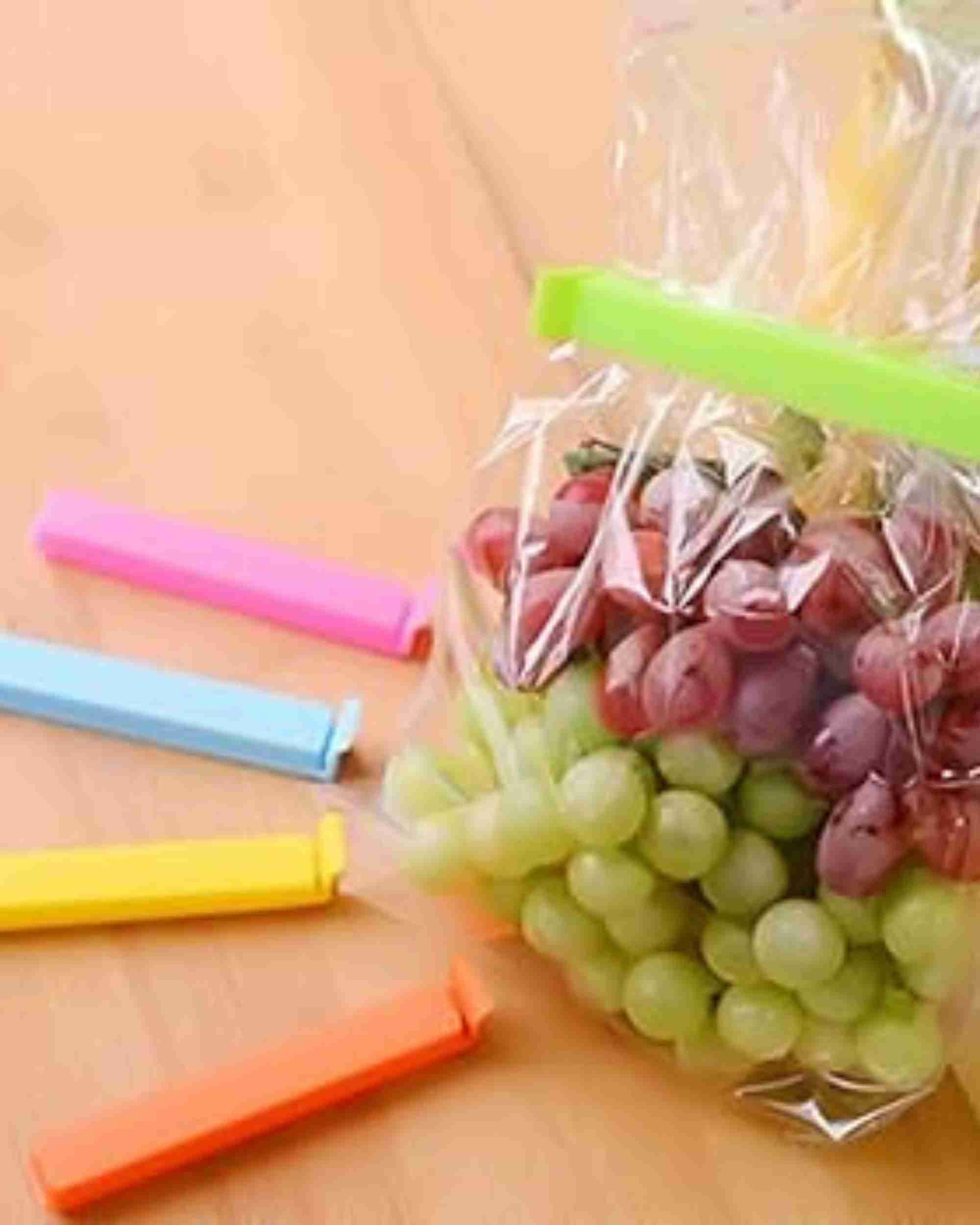 Premsons® Sealing Clips for Food Bags – Reusable Airtight Snack & Storage Bag Clips, Multipurpose Kitchen Organizer Clips (Set of 3 packs)