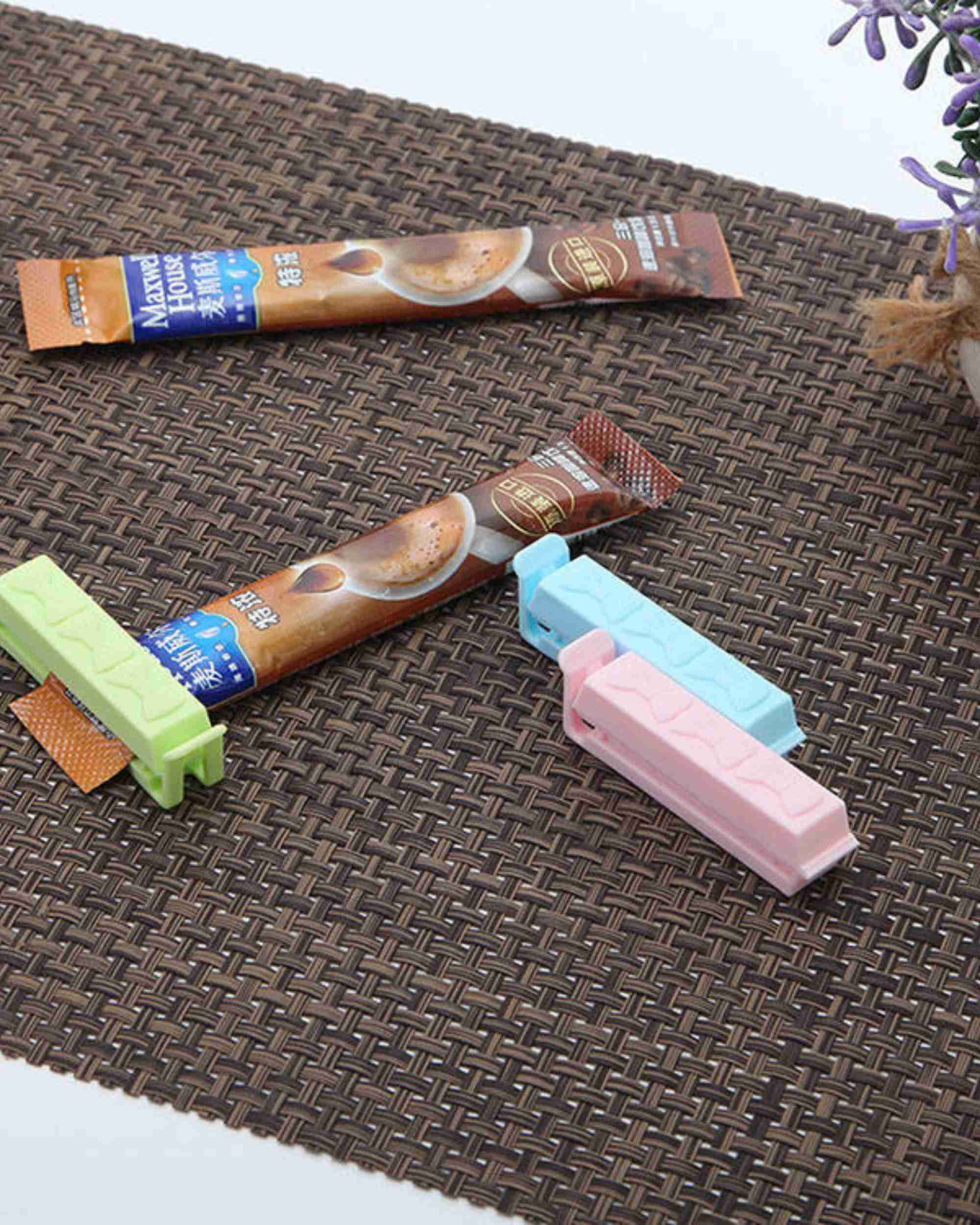 Premsons® Sealing Clips for Food Bags – Reusable Airtight Snack & Storage Bag Clips, Multipurpose Kitchen Organizer Clips (Set of 3 packs)