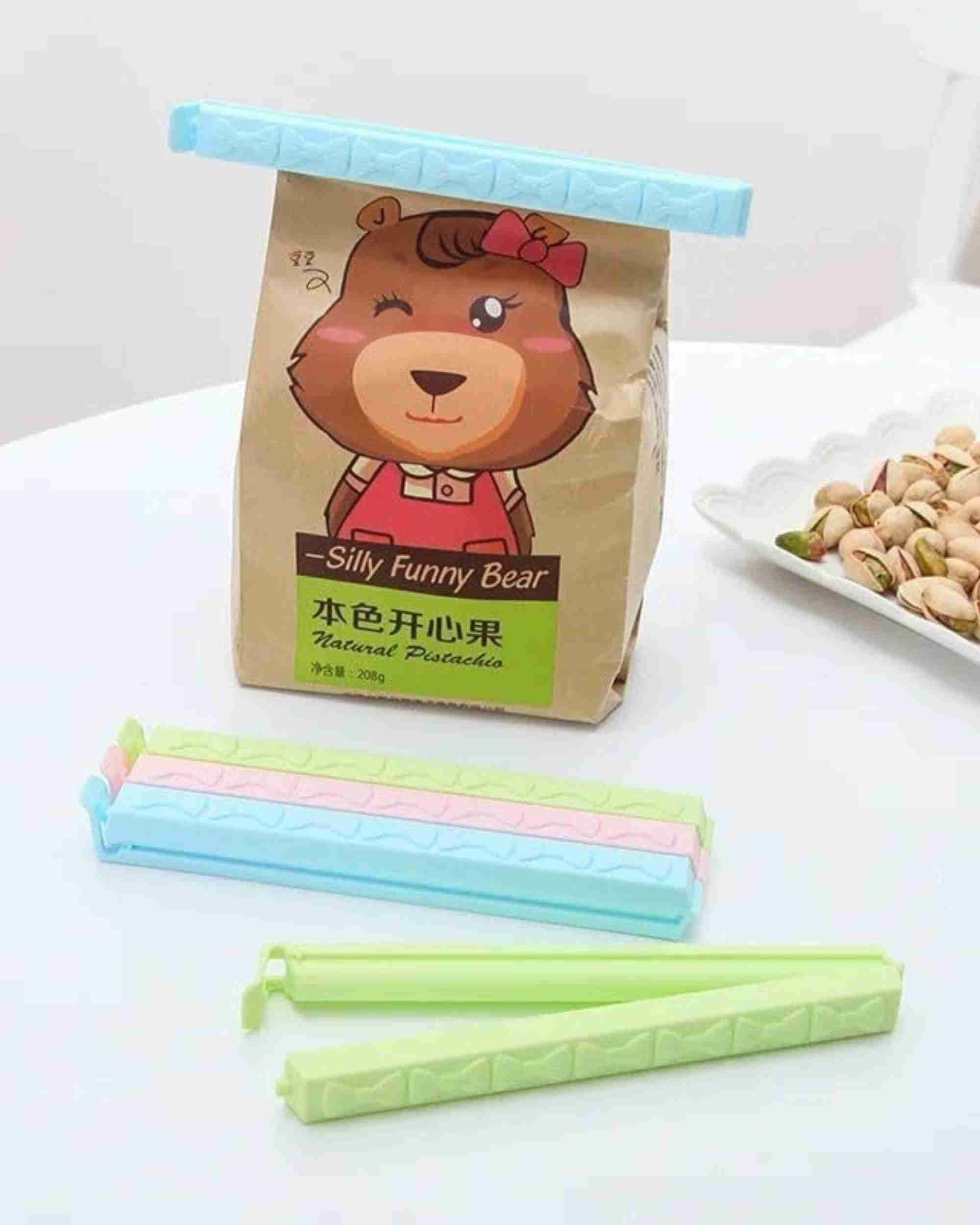 Premsons® Sealing Clips for Food Bags – Reusable Airtight Snack & Storage Bag Clips, Multipurpose Kitchen Organizer Clips (Set of 3 packs)