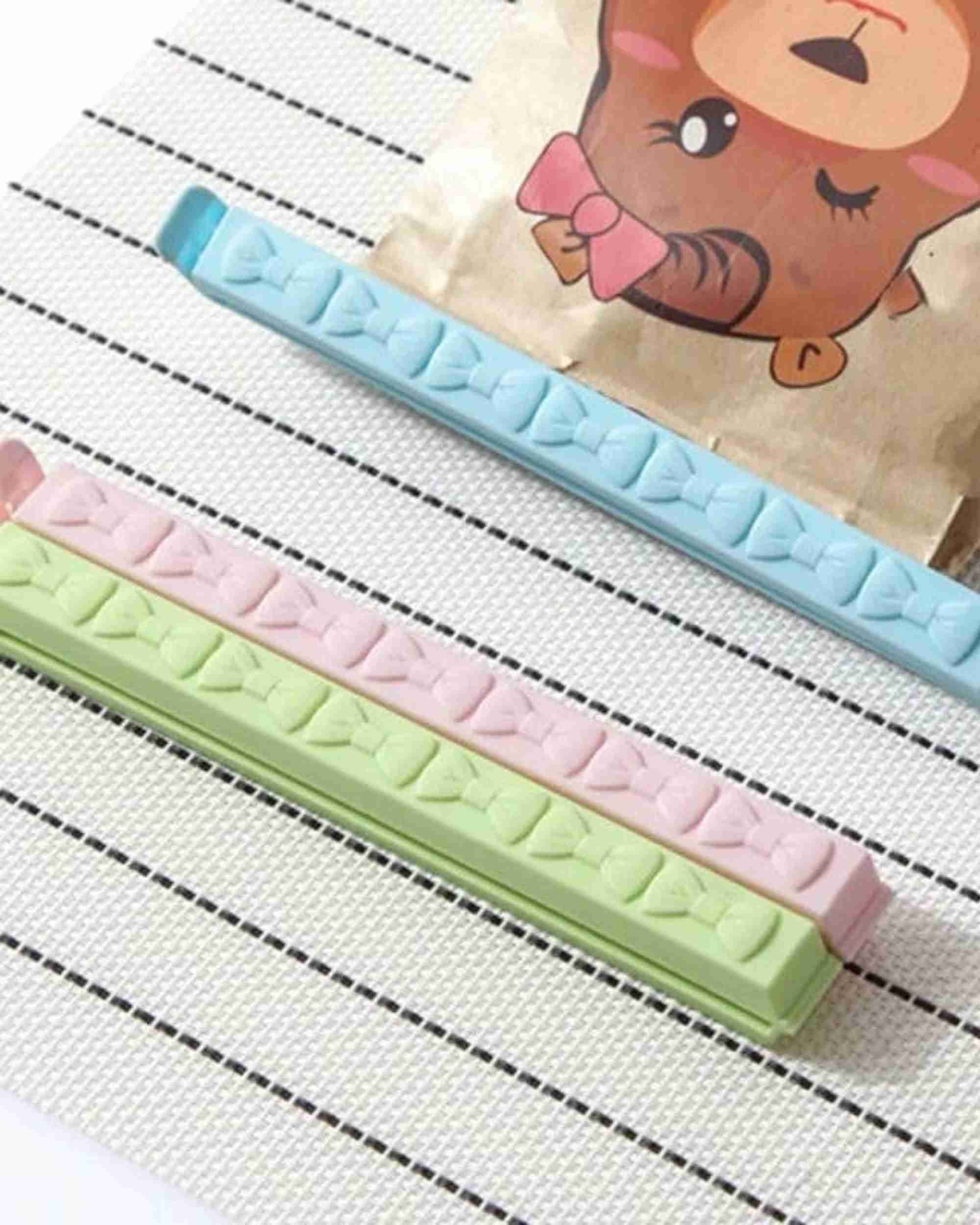 Premsons® Sealing Clips for Food Bags – Reusable Airtight Snack & Storage Bag Clips, Multipurpose Kitchen Organizer Clips (Set of 3 packs)